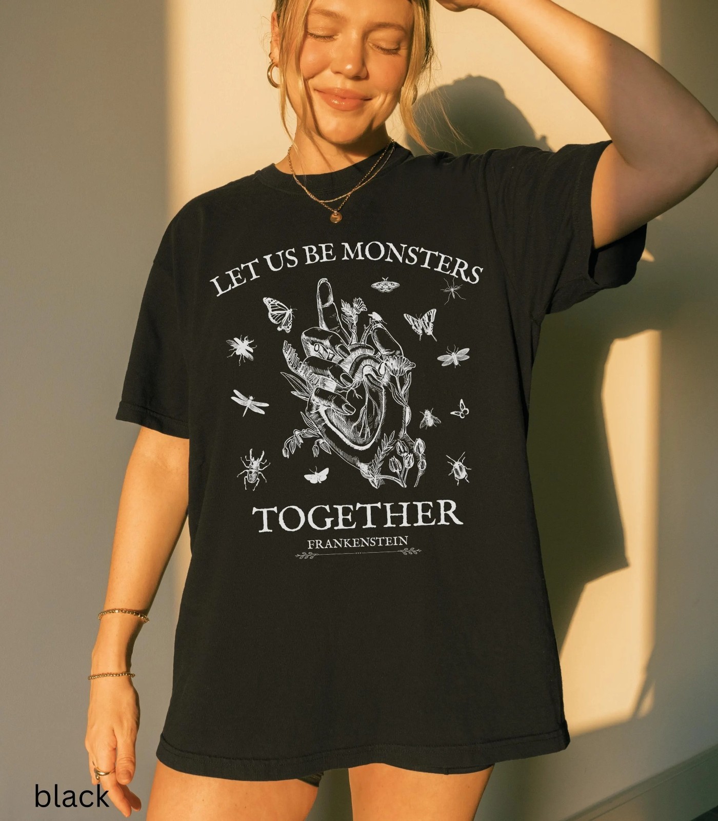 Insects Spooky Season Shirt Let Us Be Monster Together Monster Movie Lover Tee