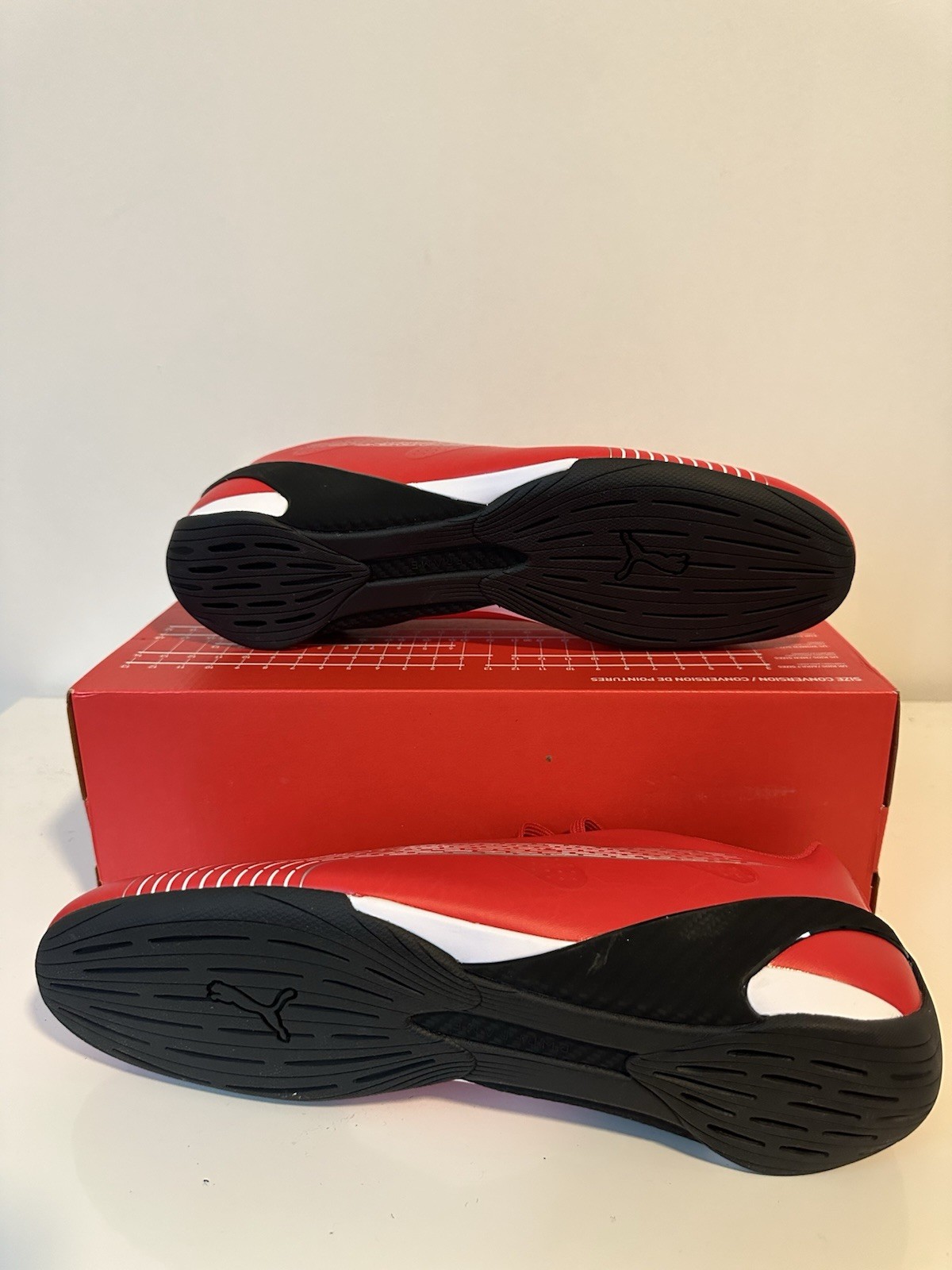 Size 13 PUMA Ferrari Carbon Cat Rosso Corsa/Red Mens Driving Shoes 307546 06