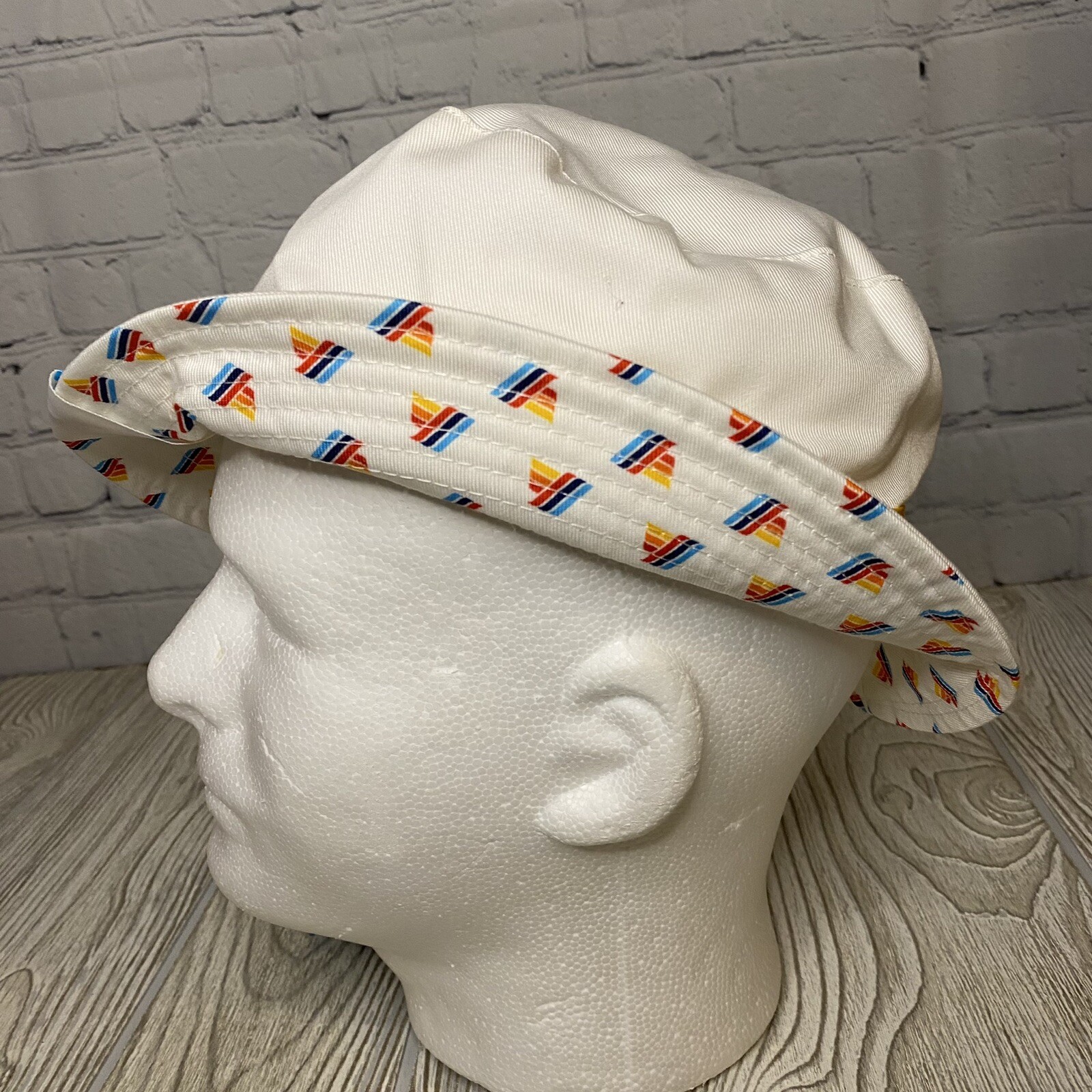 ALDI Gear 2024 Logo Bucket Hat White Rainbow One Size New with Tags