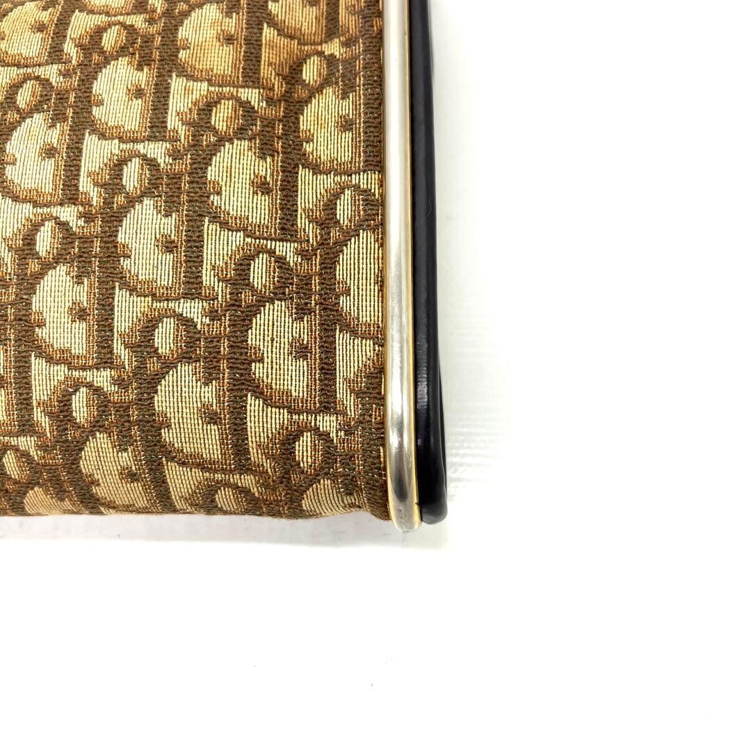 DIOR Shoulder Bag Trotter Canvas Brown Vintage Authentic From Japan