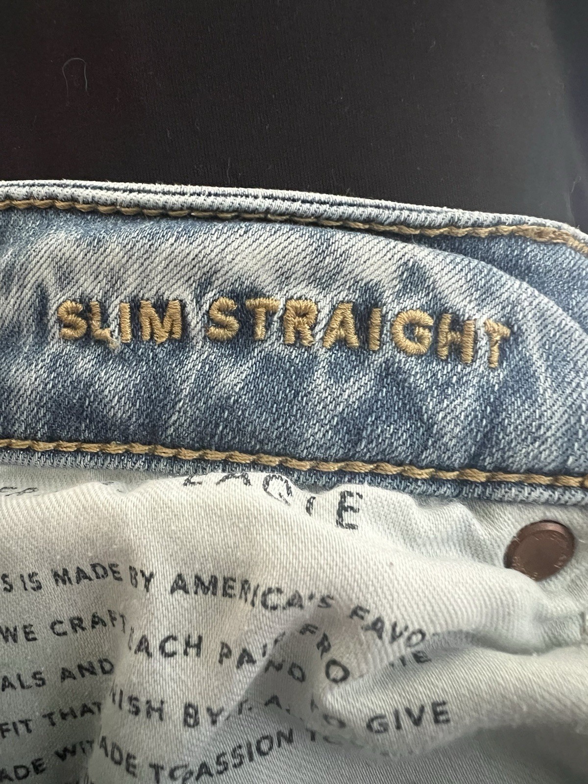 American Eagle Outfitters Next Level Flex Men’s Slim Straight Light Wash Jeans