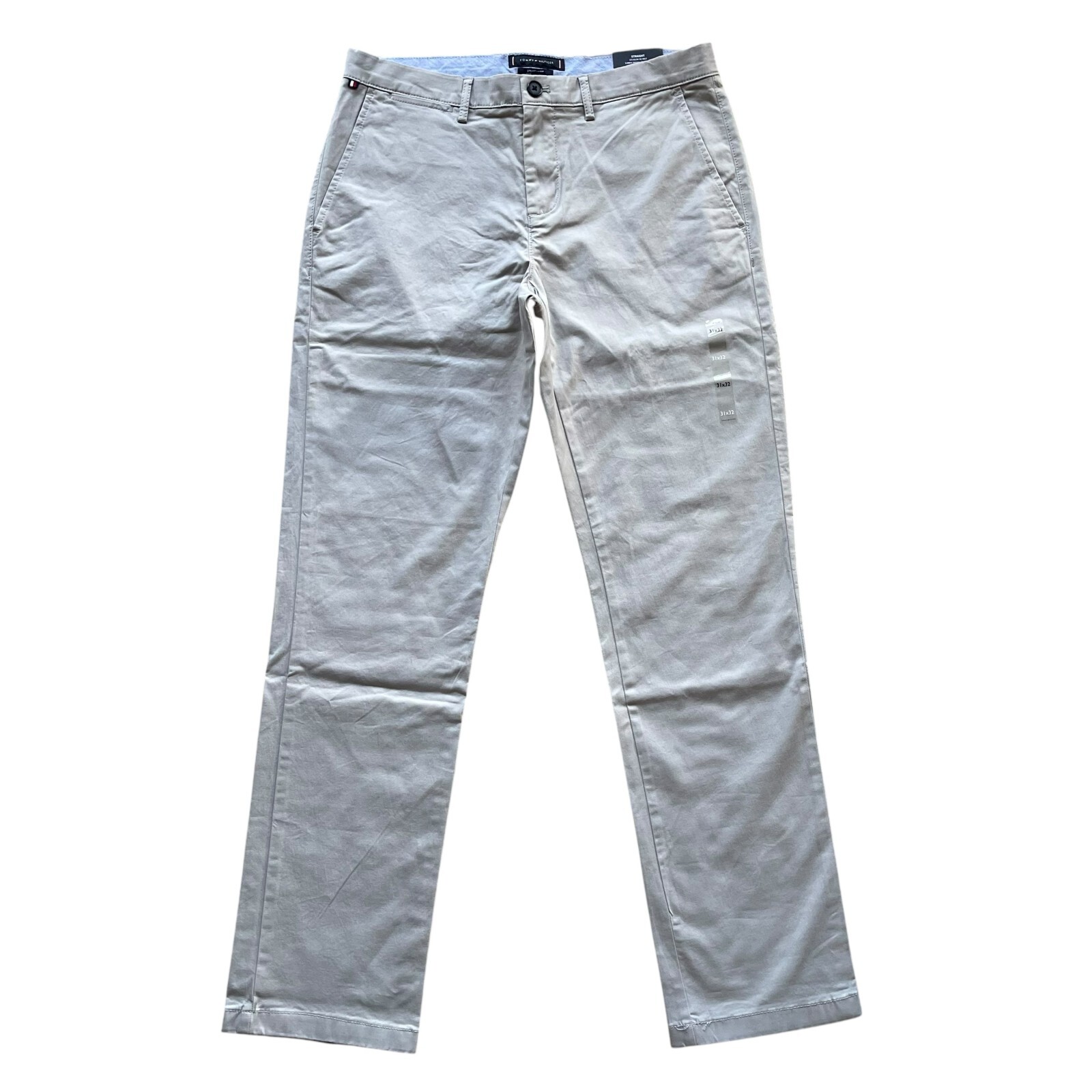 NWT Tommy Hilfiger Men’s Regular Fit Straight Stretch Cotton Chino Pants All Siz