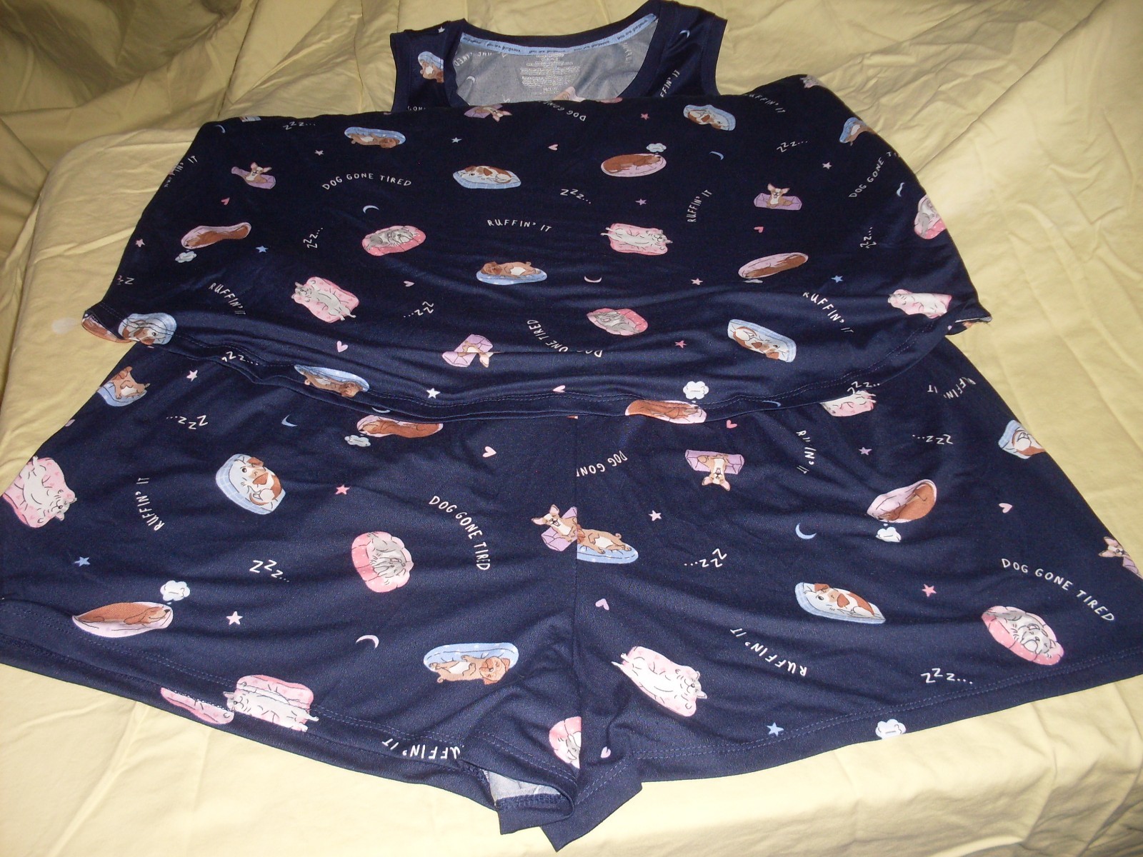WOMENS JOYSPUN DREAMY SOFT COLLECTION 2 PIECE PAJAMA SET SIZE XL (16-18) NWT