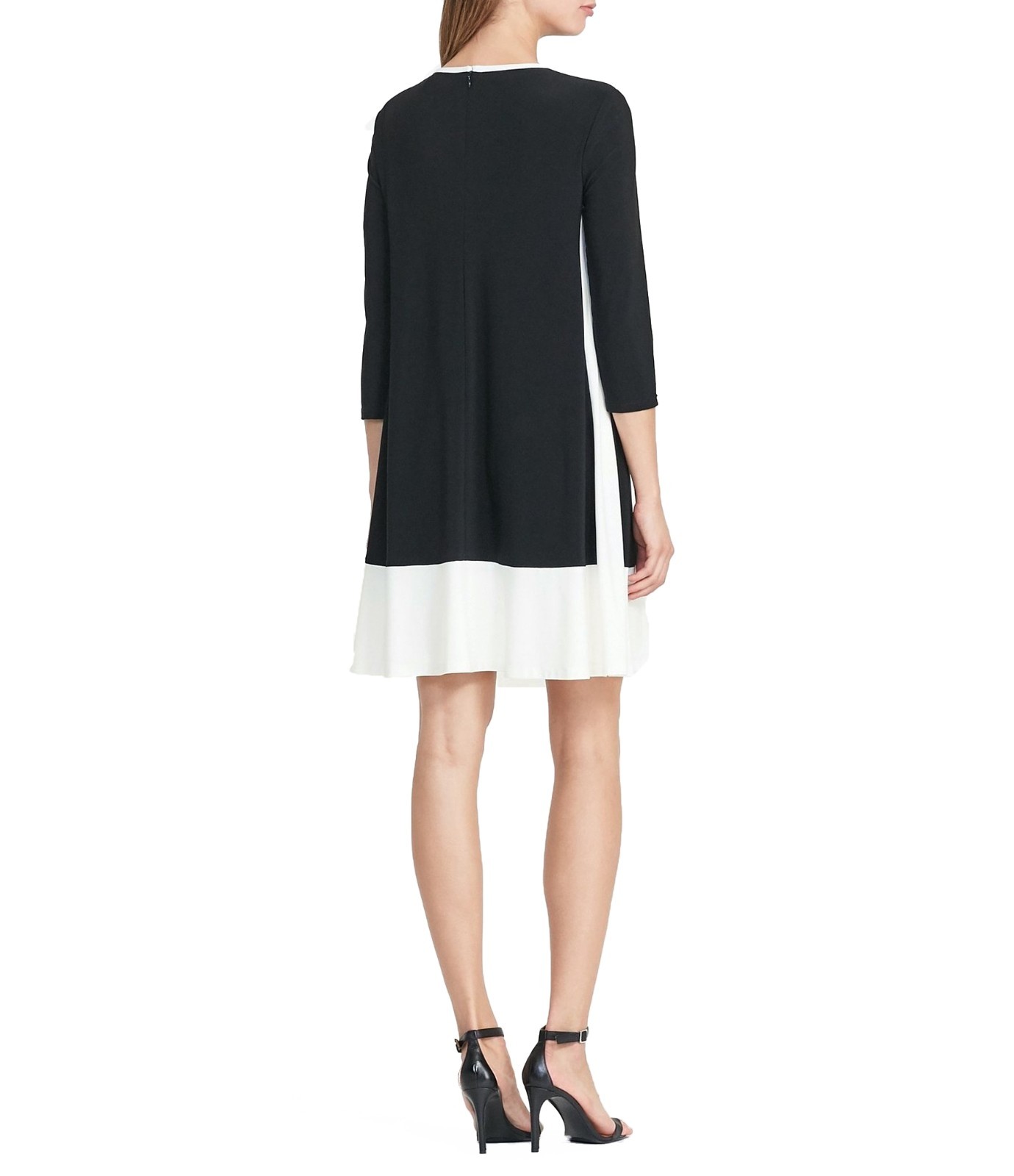 New! RALPH LAUREN ~Size 2~ Colorblock Two-Tone Jersey Shift Dress Retail $140