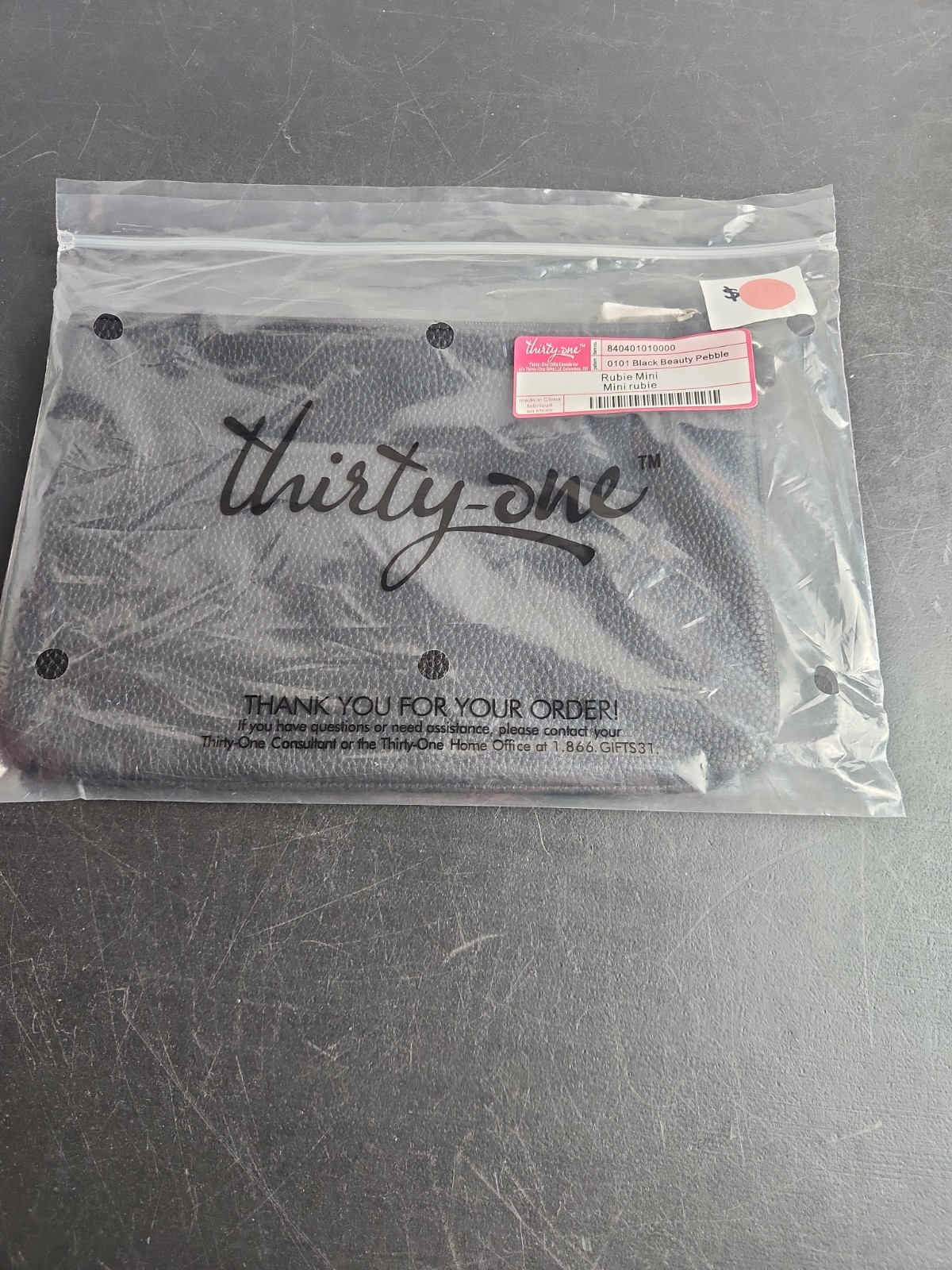 Thirty One Rubie Mini – Black Beauty Pebble