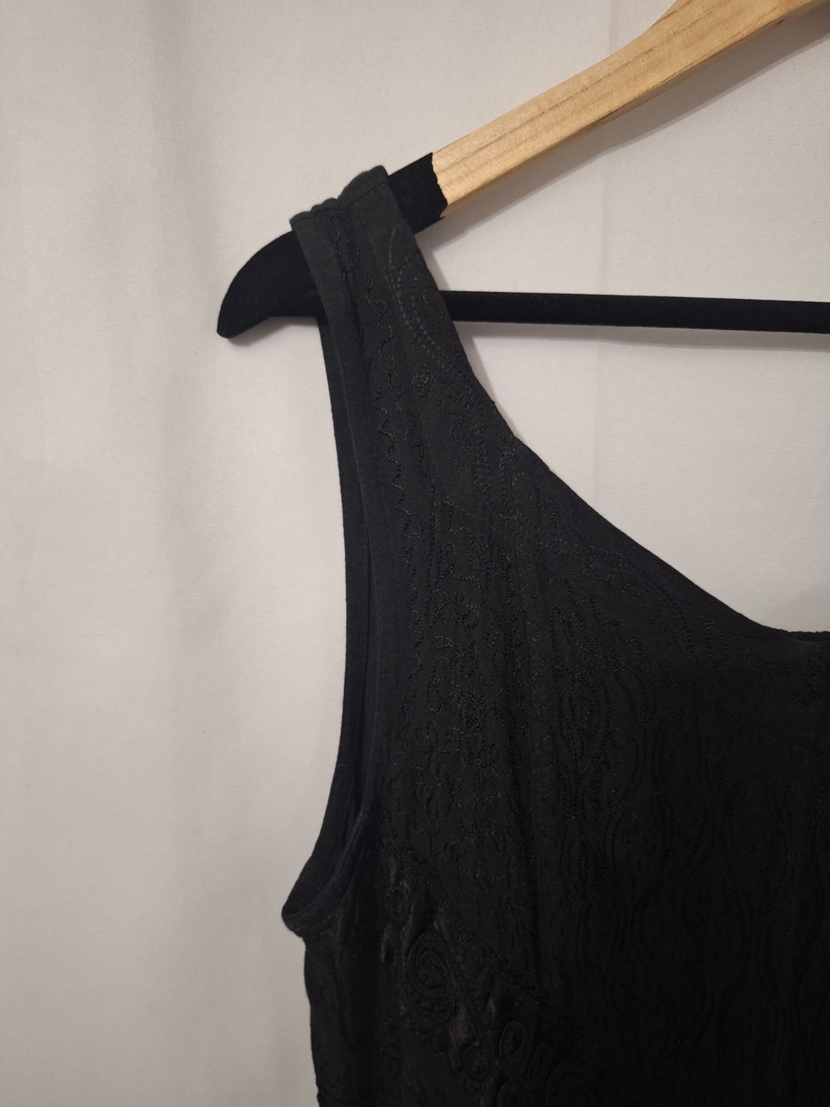 Holyclothing Embroidered Boho Maxi Dress Sz XL/1X Black Whimsigoth Cottagecore