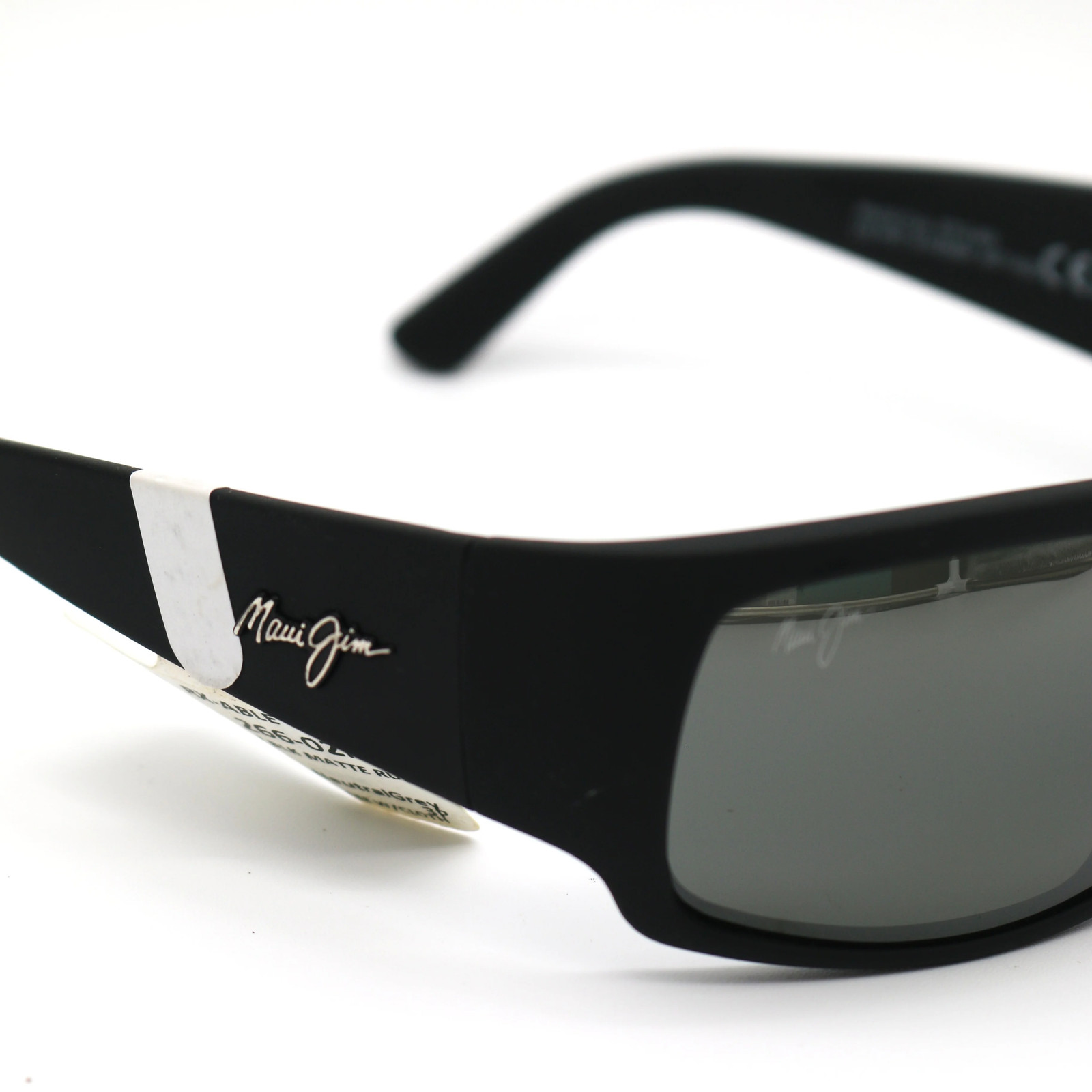 Maui Jim Sunglasses World Cup – Matte Black Rubber Frame w/ Neutral Gray Lens