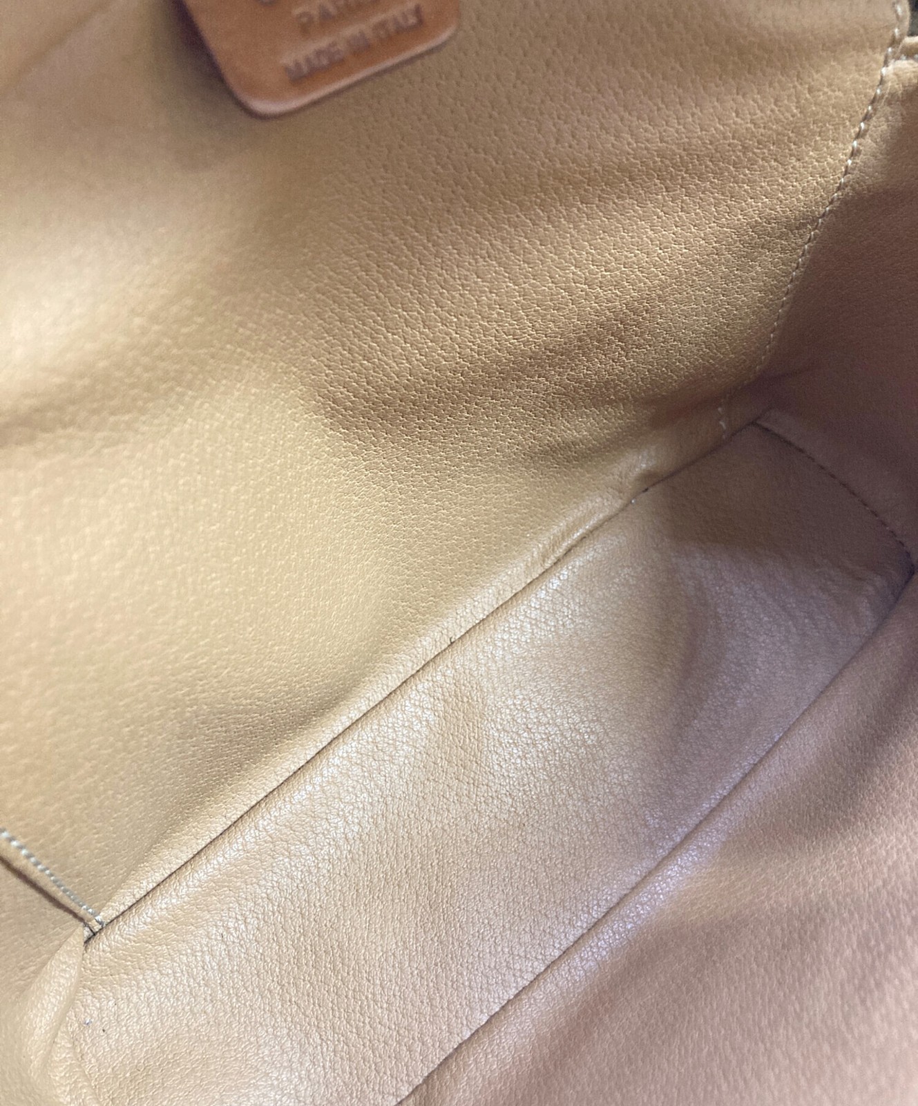 CELINE Vanity Bag Macadam Pattern Handbag Brown All-Over Print MC96 Women’s Auth