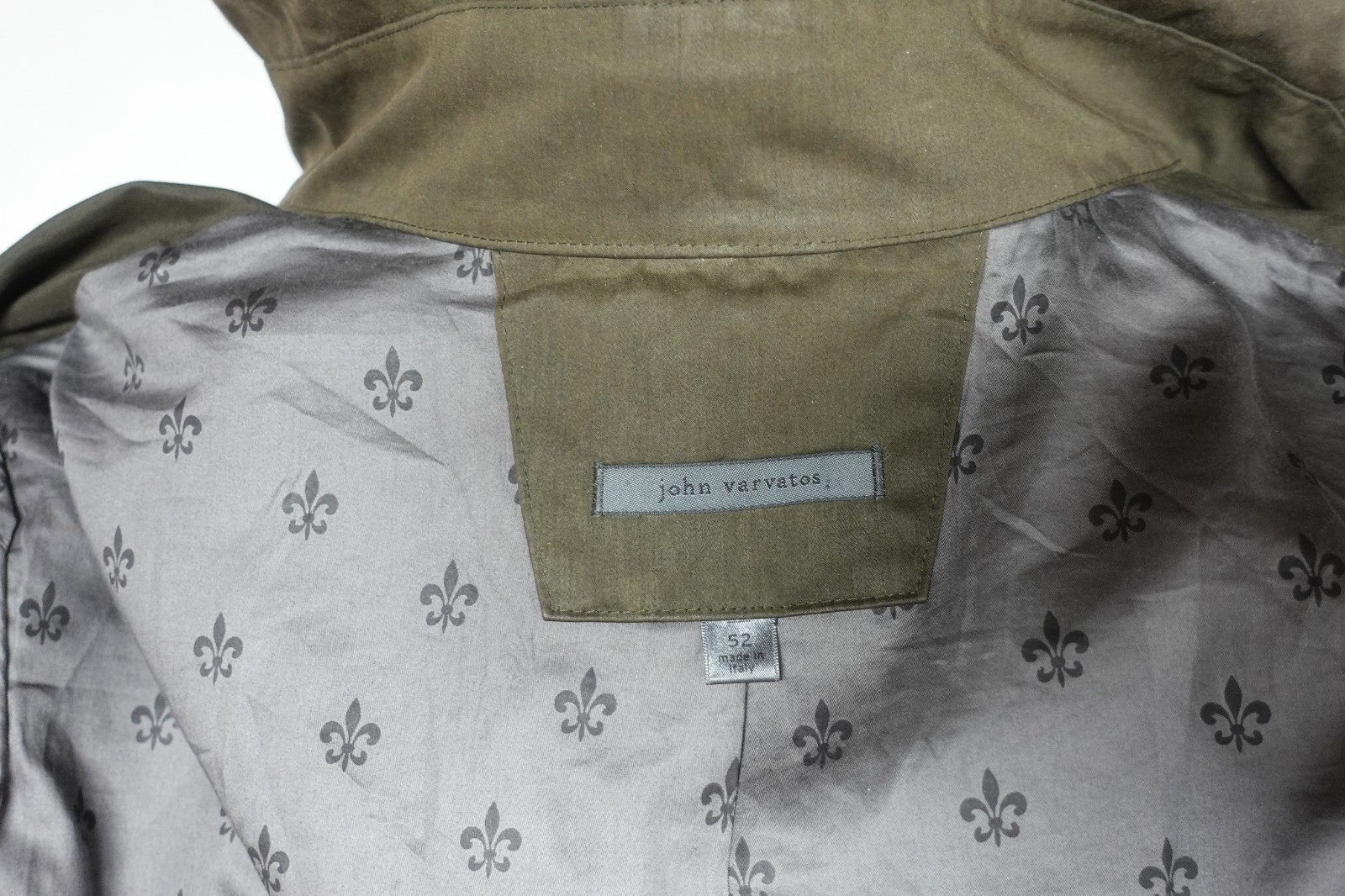 John Varvatos Double-Breasted Military Jacket IT 52 US 42