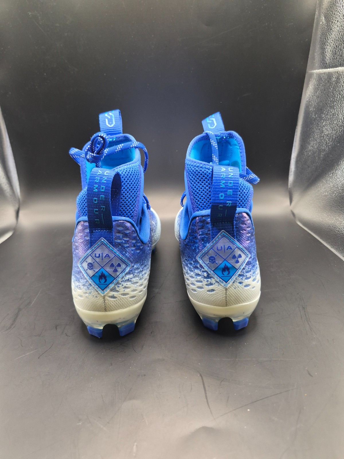 Under Armour Spotlight Lux MC (Size 9) “Blue/White” Men’s Football Cleats