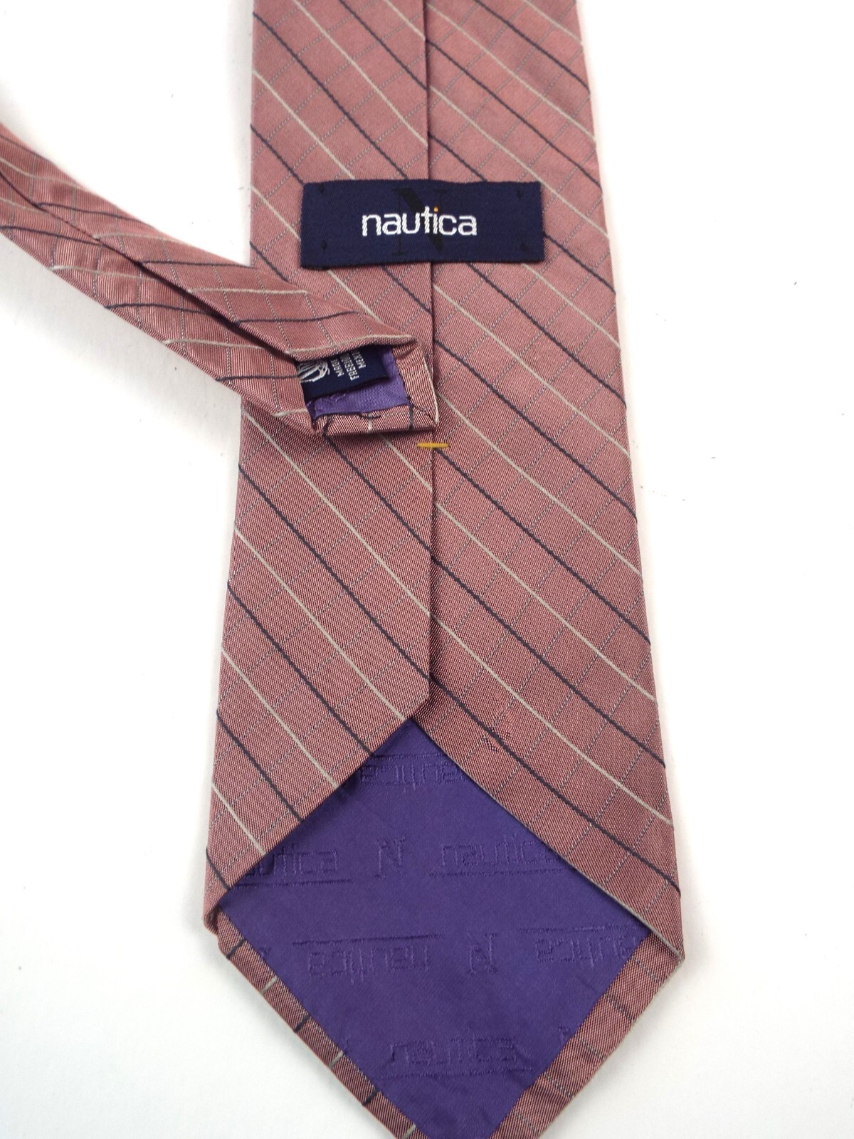 Nautica Men’s Classic Necktie 100% Silk 4-inches wide Free Returns
