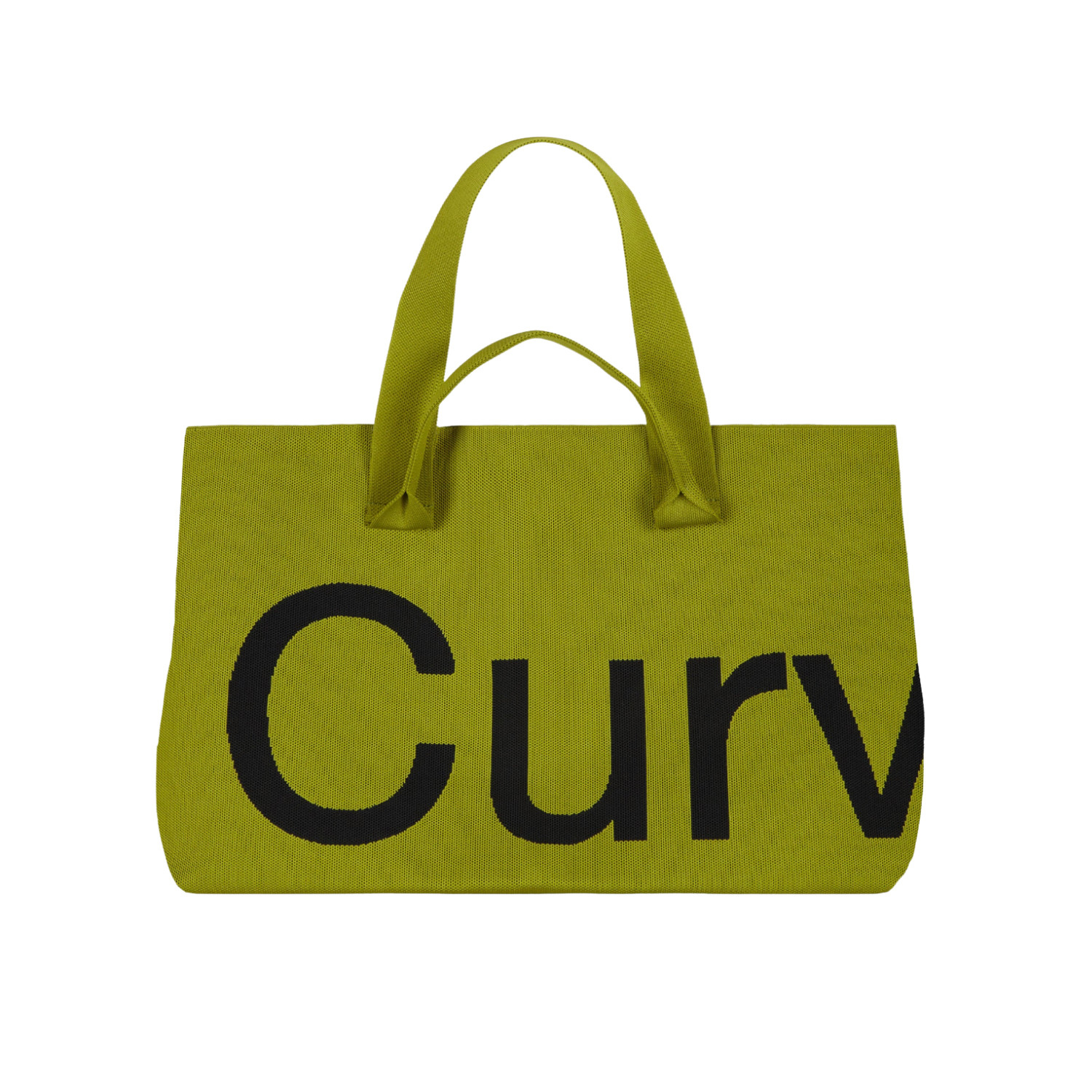 Curves by Sean Brown tote bag Lemon Grass