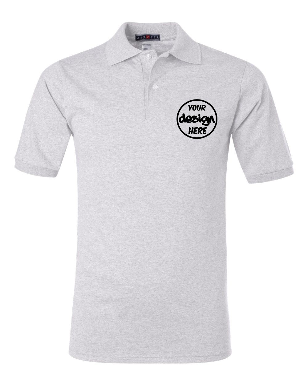 Ink Stitch Design Your Own Custom Logo Texts Stitching Men Jersey Polo Shirts