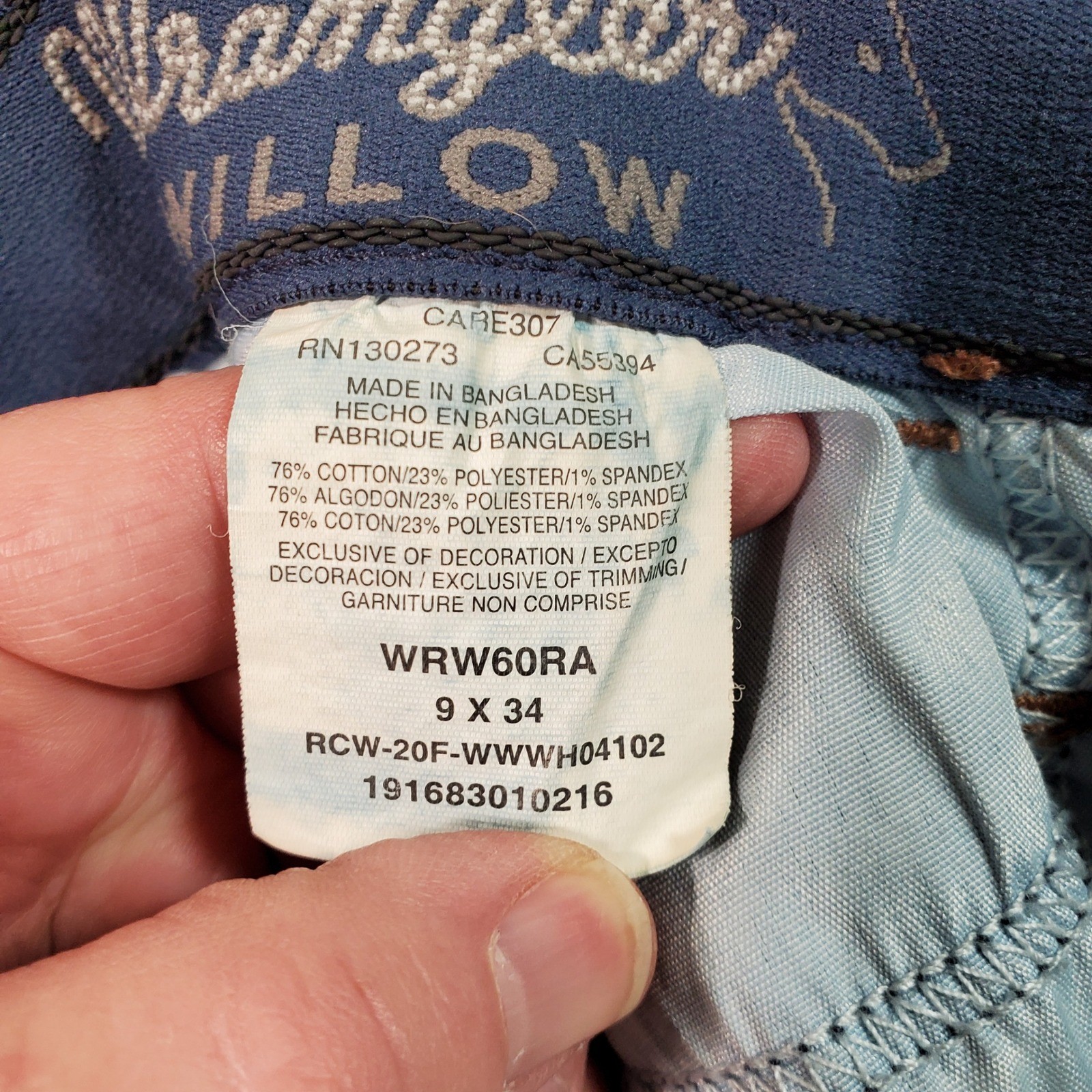 Wrangler Willow Riding Jeans Womens 9×32 Blue Bootcut Western Cowgirl Americana