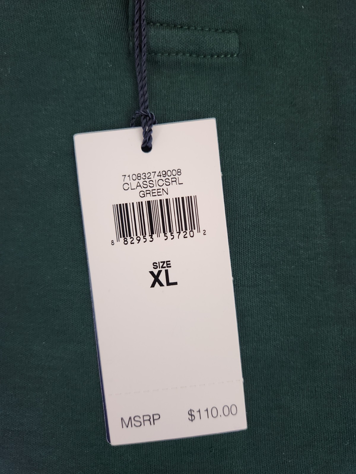 Polo Ralph Lauren Custom Slim Fit Soft Touch Green Polo Shirt Men’s Size XL New