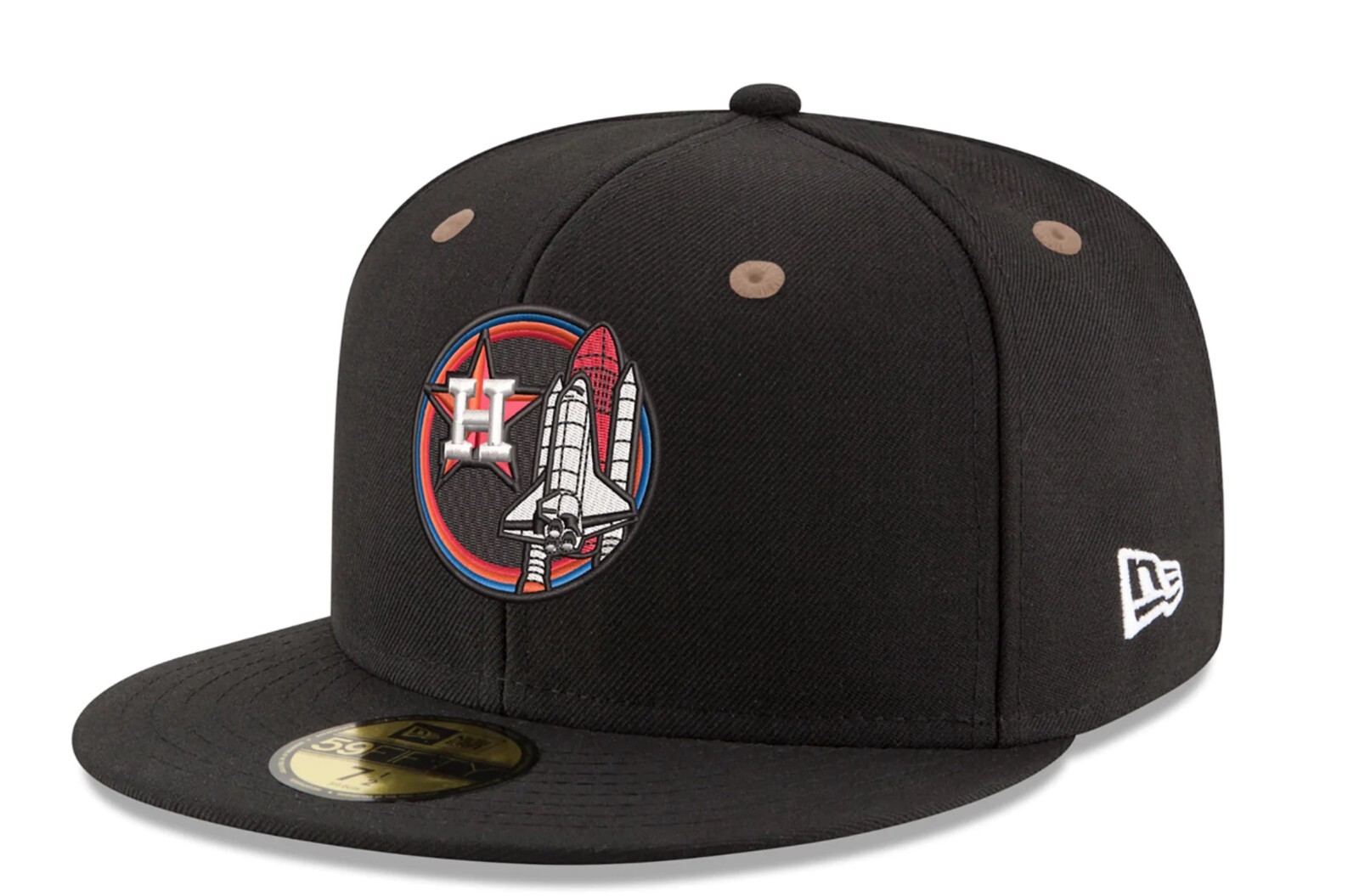 LidsHD 59Fifty Houston Astros Apollo 11 Black Gold UV Artemis 7 1/4 Astronaut