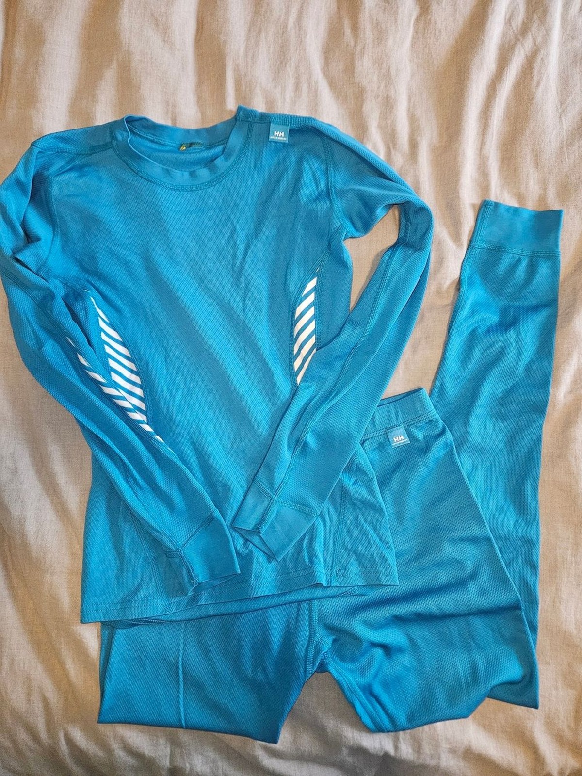 Helly Hansen Turquoise Thermal Base Layer Set Size Small