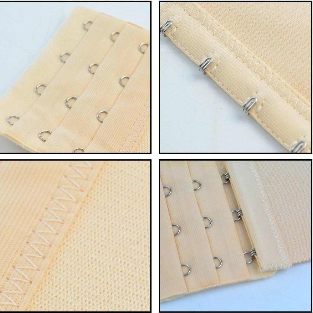 9Pcs Bra Extender 2 Hooks/3 Hooks/4 Hooks Nylon Elastic Back Bra Band Extension