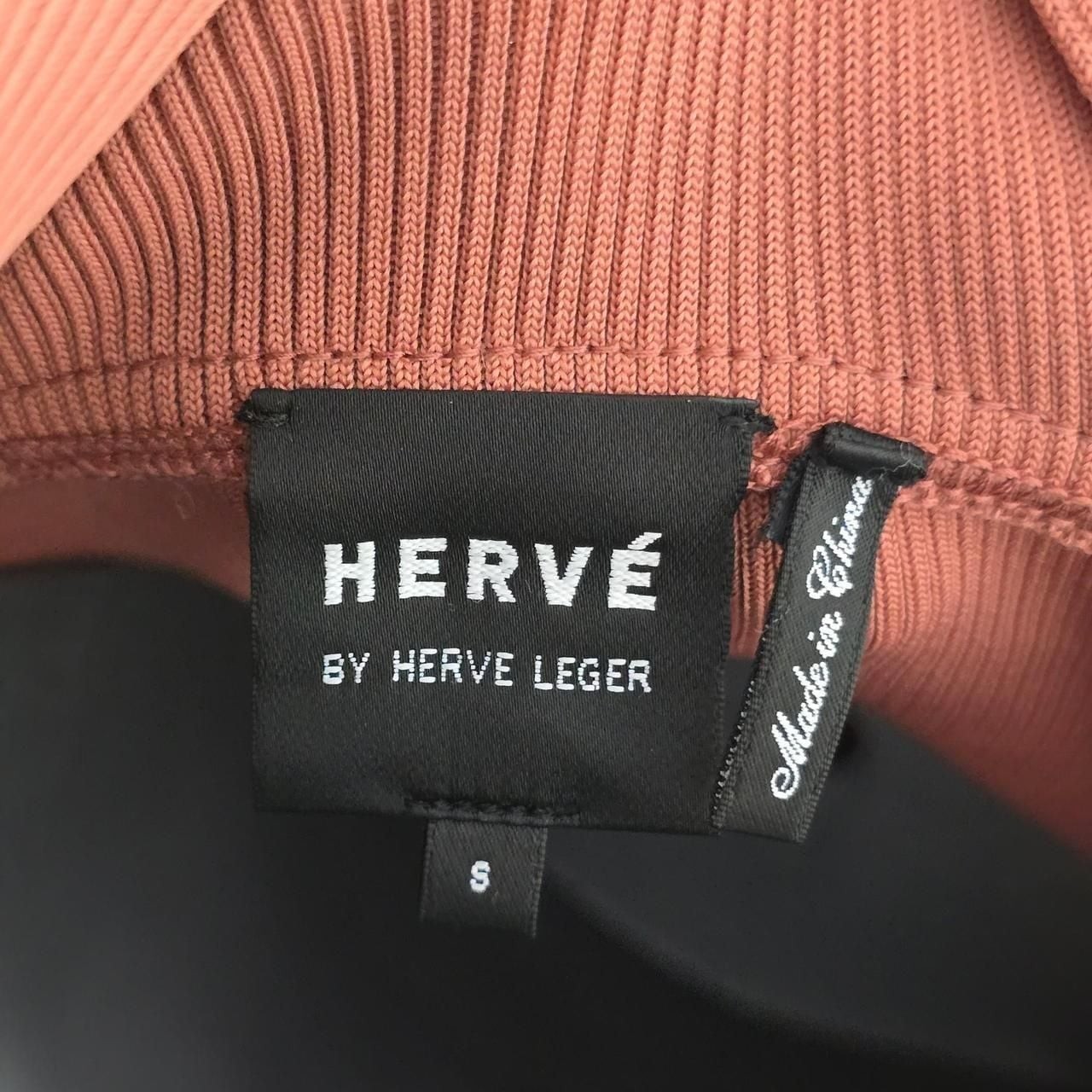 Hervé By Hervé Léger Dusty Rose One Shoulder Banded Ribbed Bodycon Mini Dress