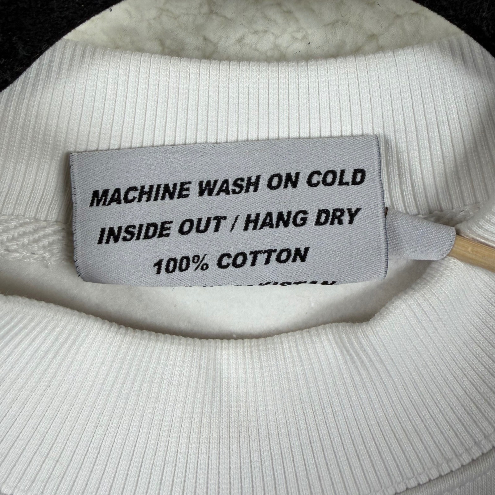 Mitch Flippo MFG Thats Common Sense I Fear White Graphic Sweatshirt Medium