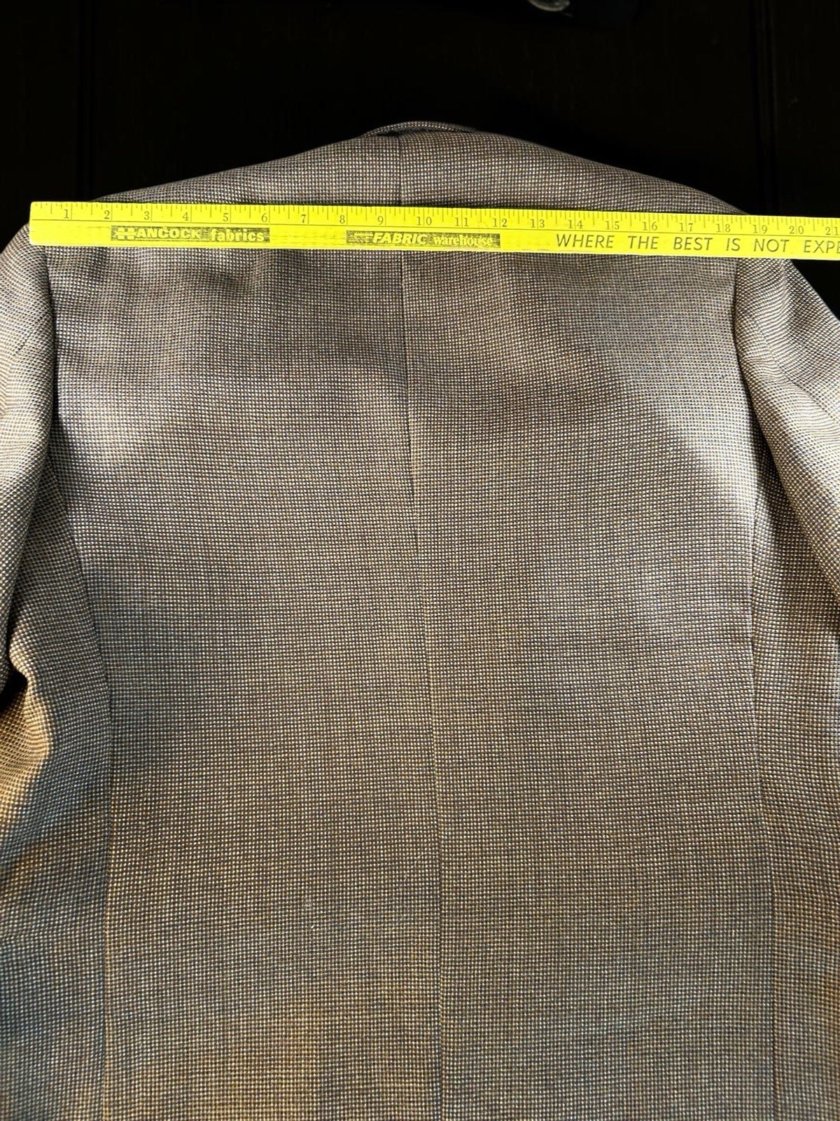NWT Oscar De La Renta Men’s Sport Coat 100% Wool Brown Tweed 38S
