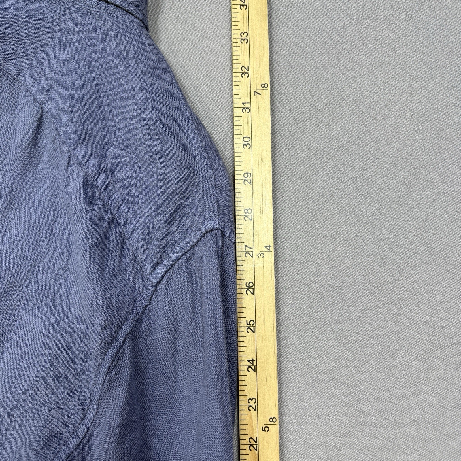 J.Crew Baird McNutt Irish Linen Long Sleeve Shirt Classic M Tall Button Front