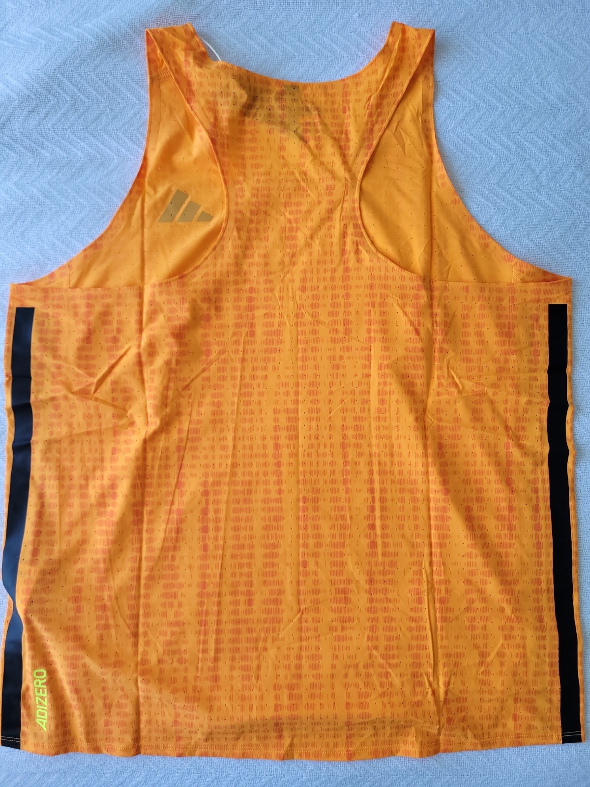 Adidas Adizero Singlet Running Track & Field Men’s Large KC7923 NWT $70 Orange