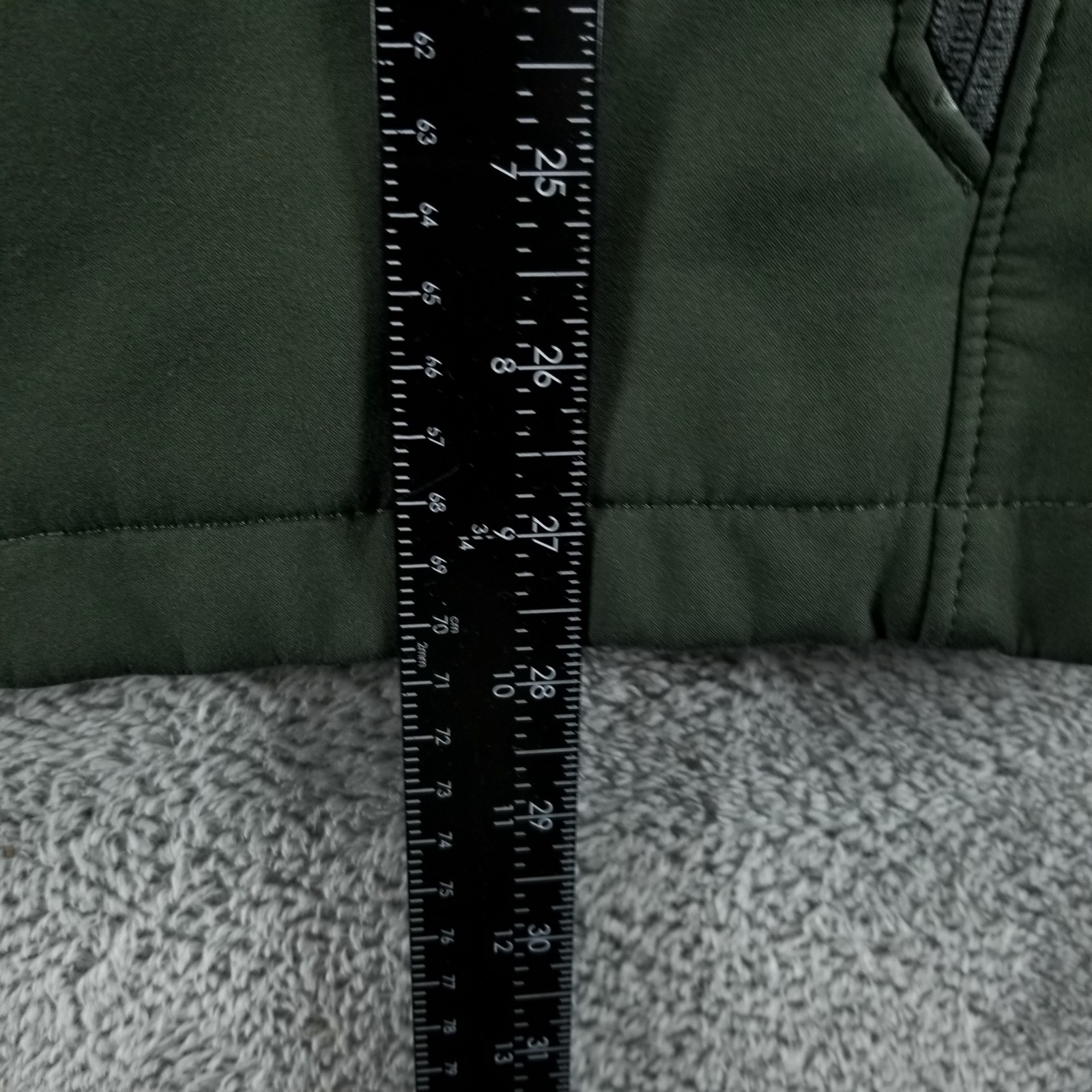 Eddie Bauer Jacket Mens M Green Stratify 2.0 Soft Shell Full Zip Fleece Lined