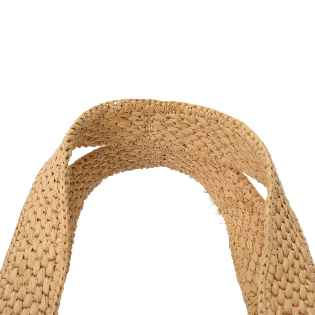 LOEWE font tote small A685B59X3 Raffia natural Women Handbag