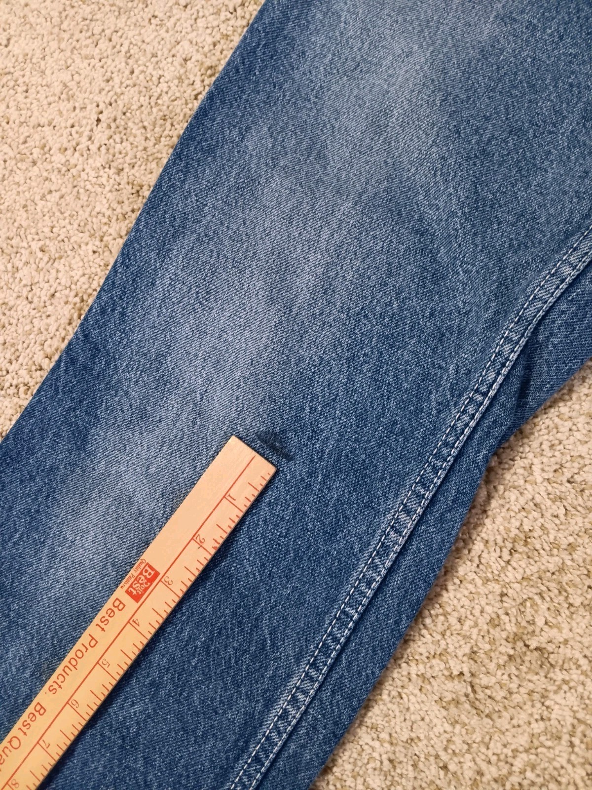 VTG 1980s Kenny Rogers by Karman Jeans Sz 33( 30″w x 29″l) USA Western Denim