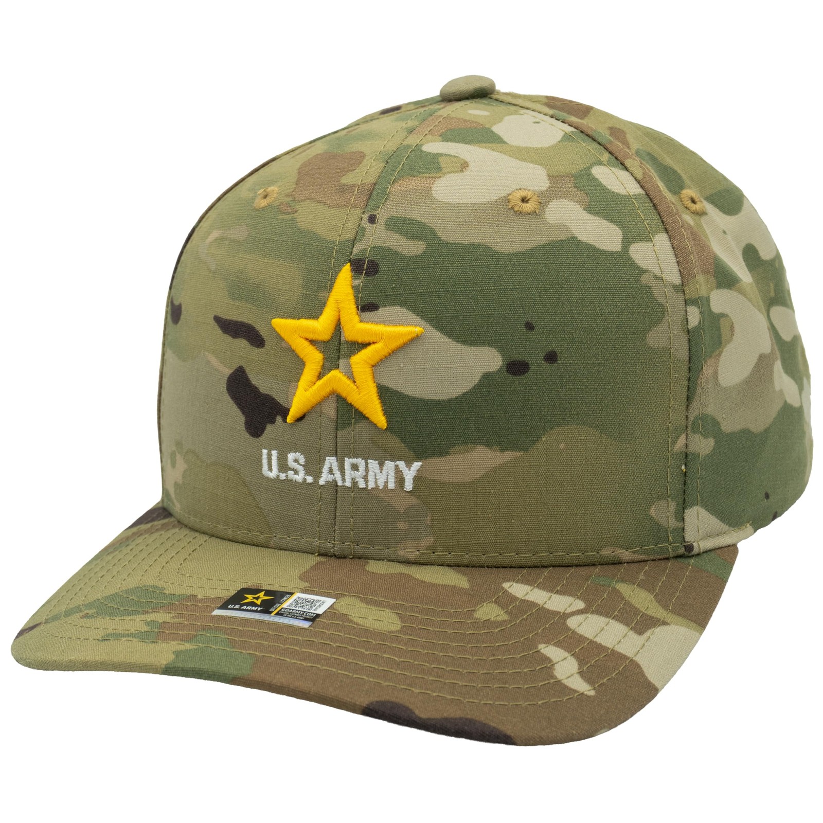 JM Warriors US Army Logo Hat Officially Licensed Army Embroidered Black