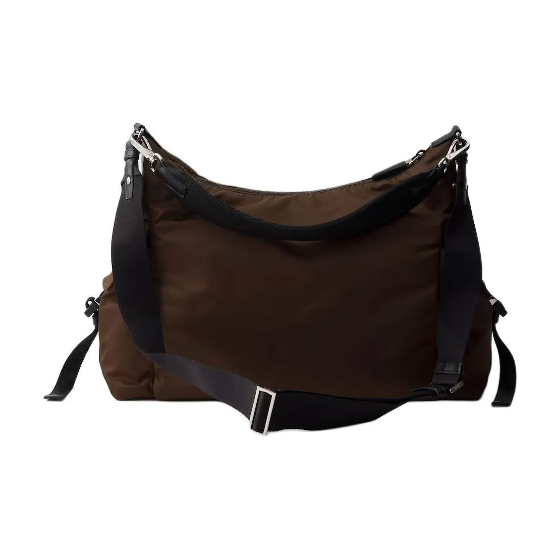 PRADA Re-NylonExplore Recycled Polyamide Handbag Men’s Brown 16.9*5.9*11.6 in