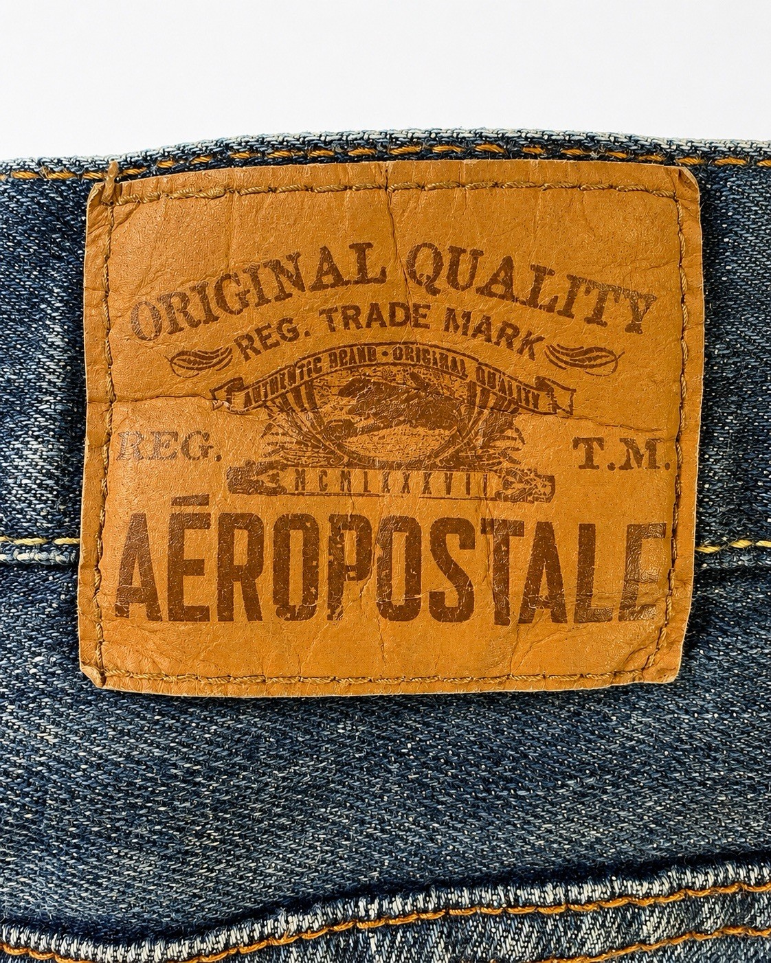 Aeropostale Driggs Mens 28×30 Slim Bootcut Distressed Stretch Jeans