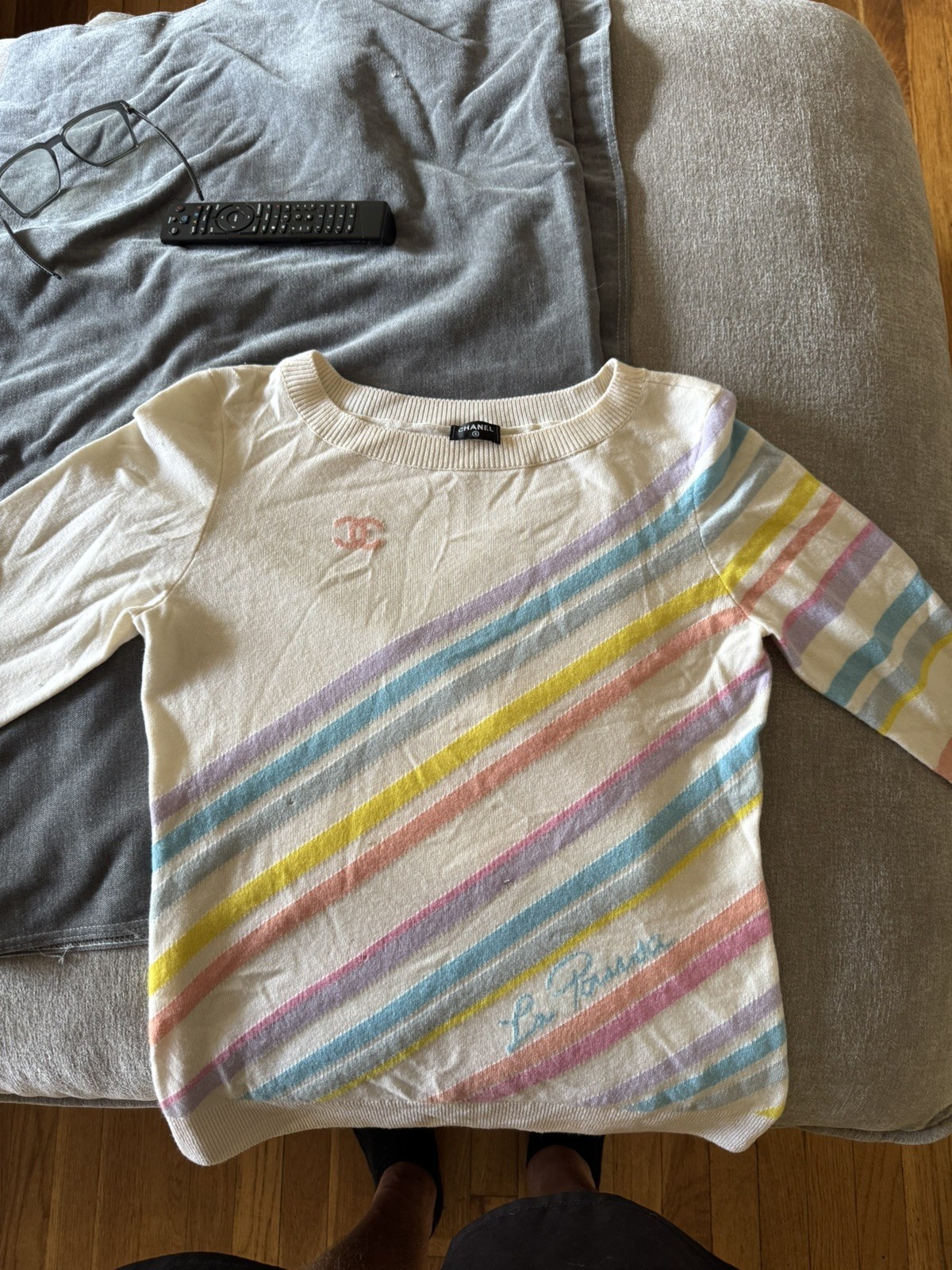 Chanel Cashmere Sweater Size S regular