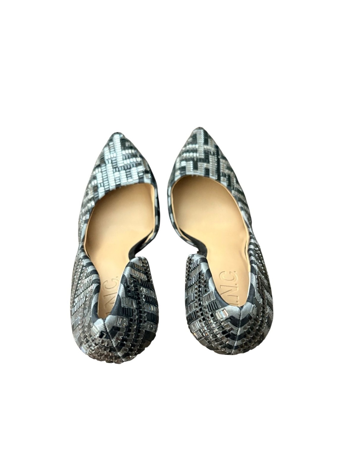 I.N.C. International Concepts Kenjay Maze Beaded D’Orsay Stiletto Pumps