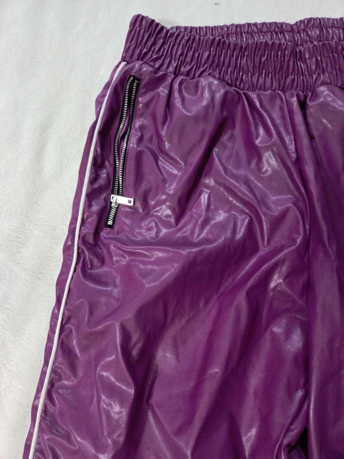 NWOT~ Boohooman Limited Edition 100% polyester purple pants