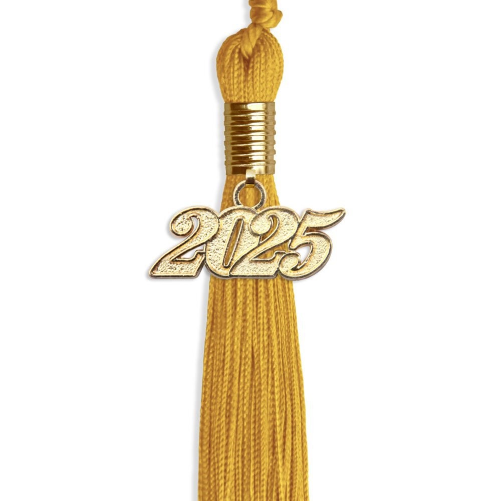 Endea Graduation Gold Tassel With Gold Date Drop