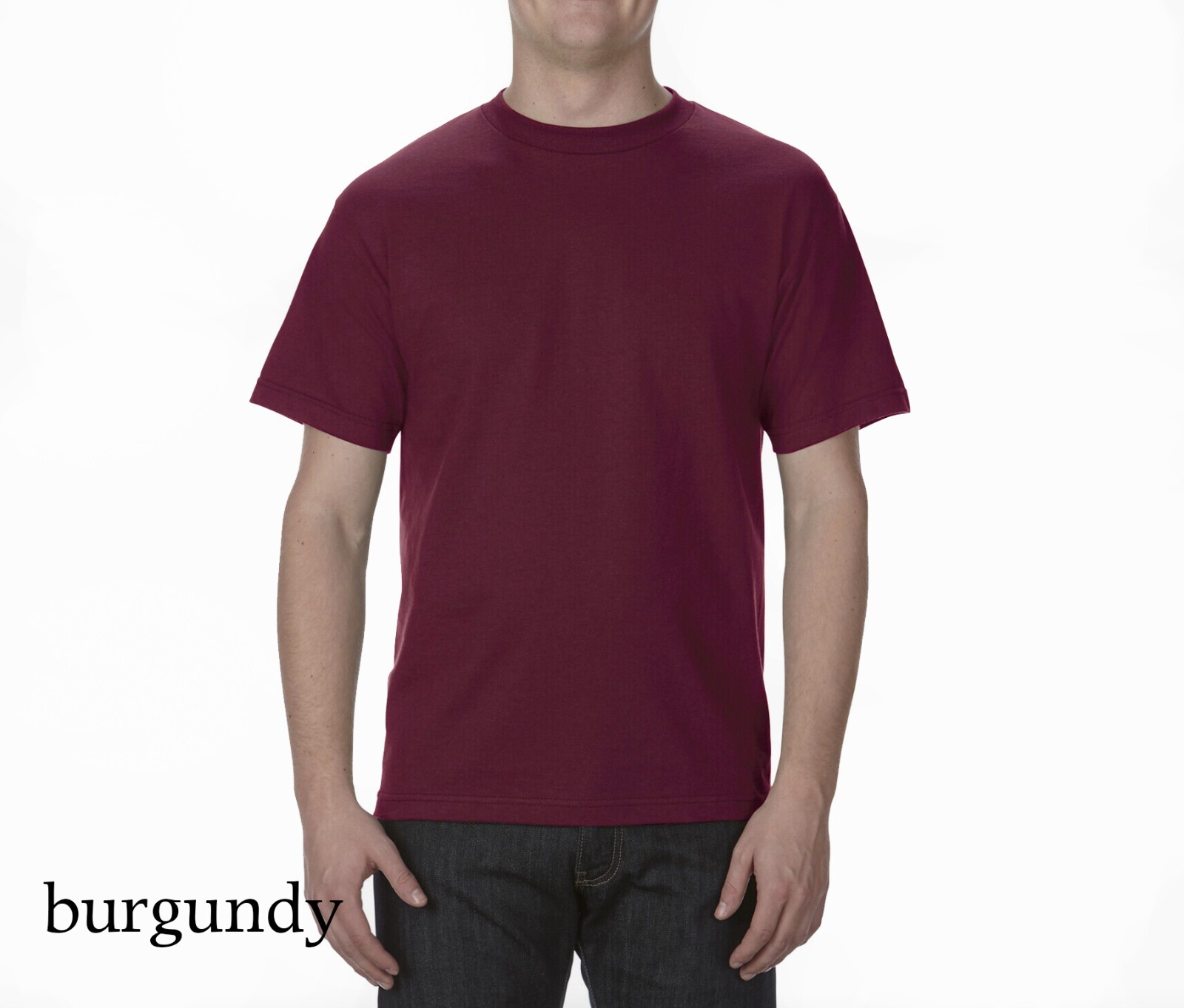 3 pack American Apparel 1301 Unisex Short Sleeve Preshrunk Heavyweight T-Shirt
