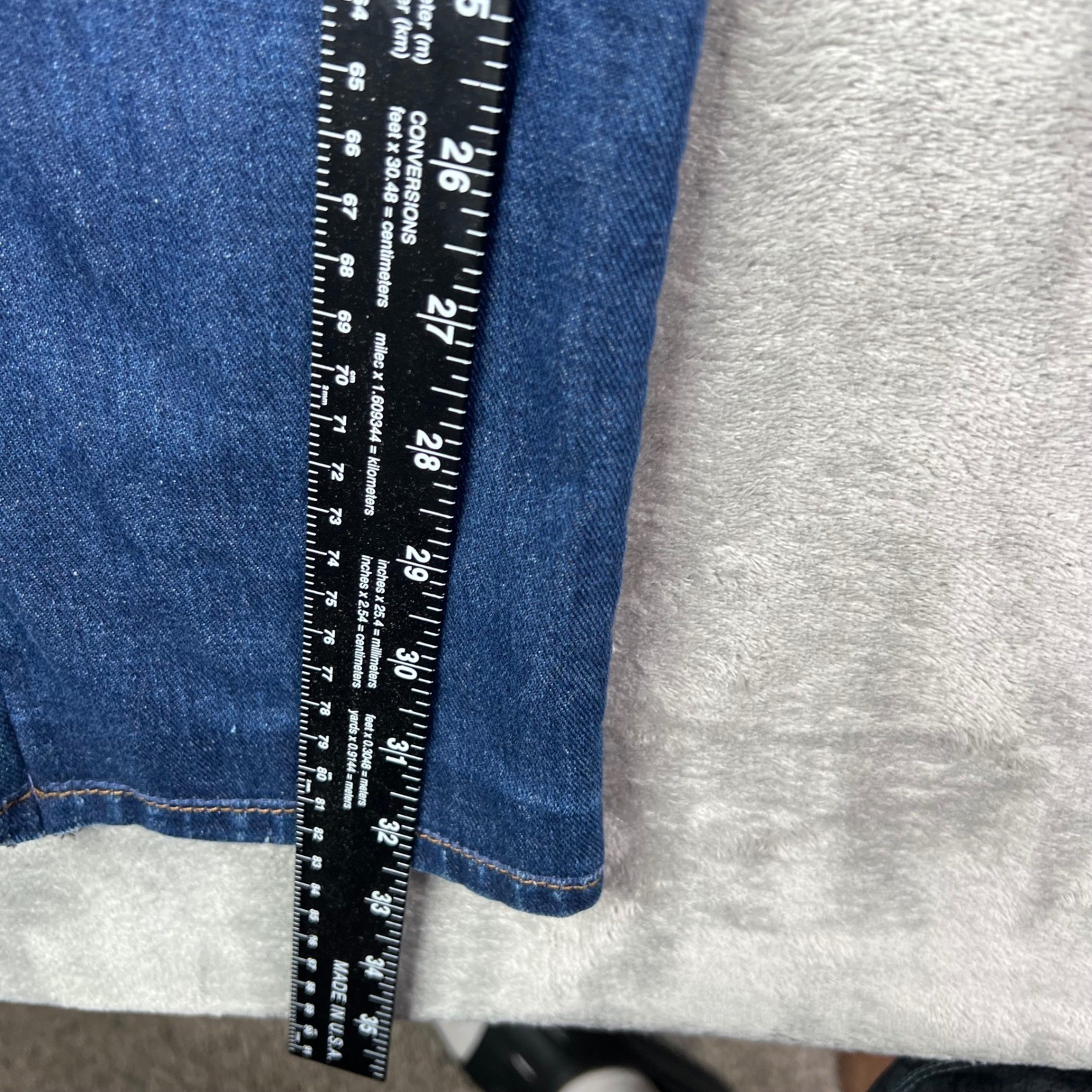 Joe’s The Brixton Jeans Mens 32 Blue Solid Straight Narrow Fit Whiskered Denim