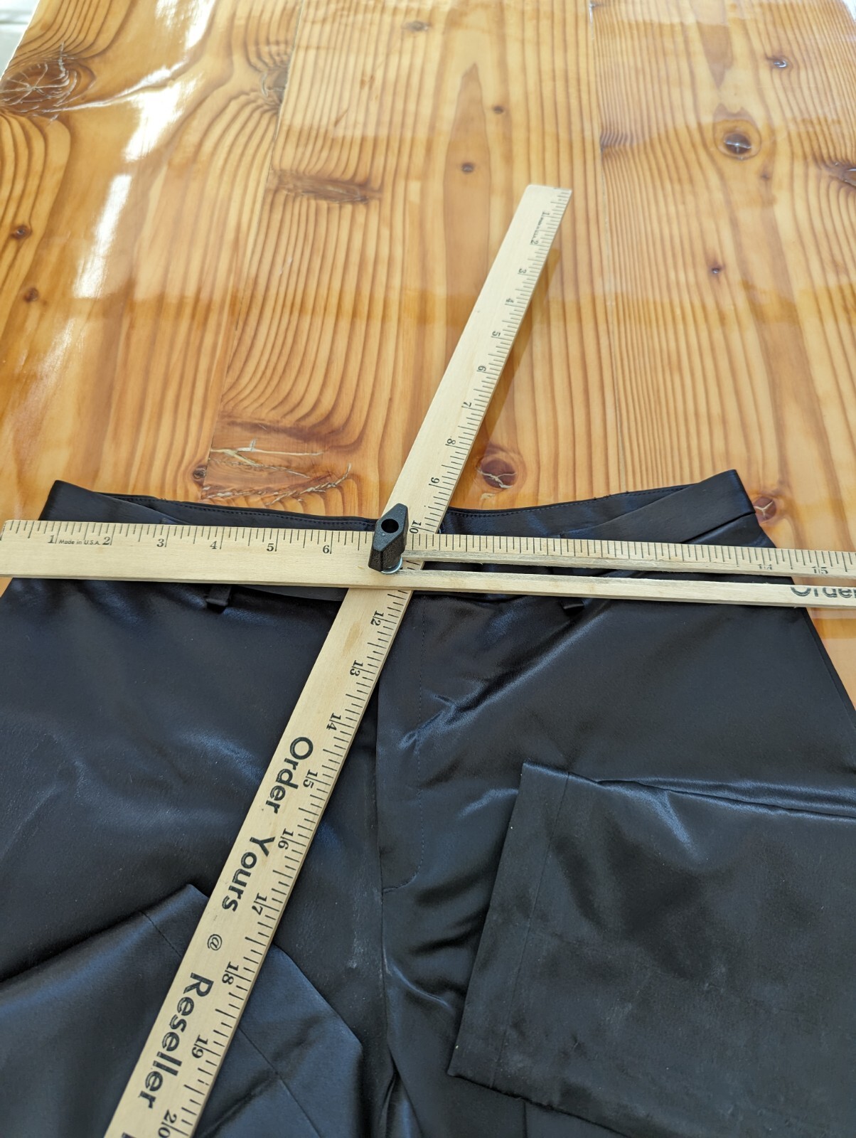 Gap stretch sz 4 black trouser pants acetate polyester blend