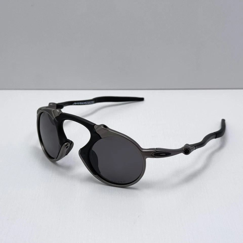Oakley Madman OO6019 X-Metal Pewter Black Iridium Polarized New