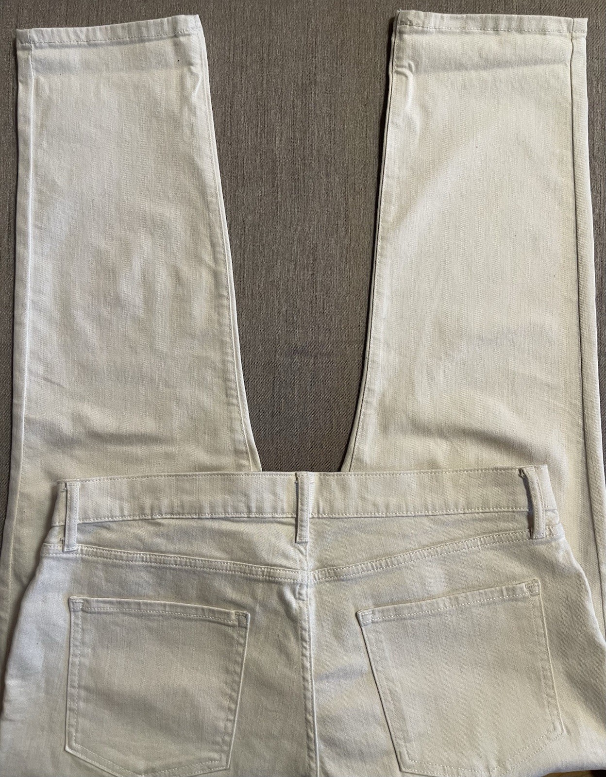 BANANA REPUBLIC, GIRLFRIEND Mid-Rise 32/14 Cream Off White Jeans, NWOT