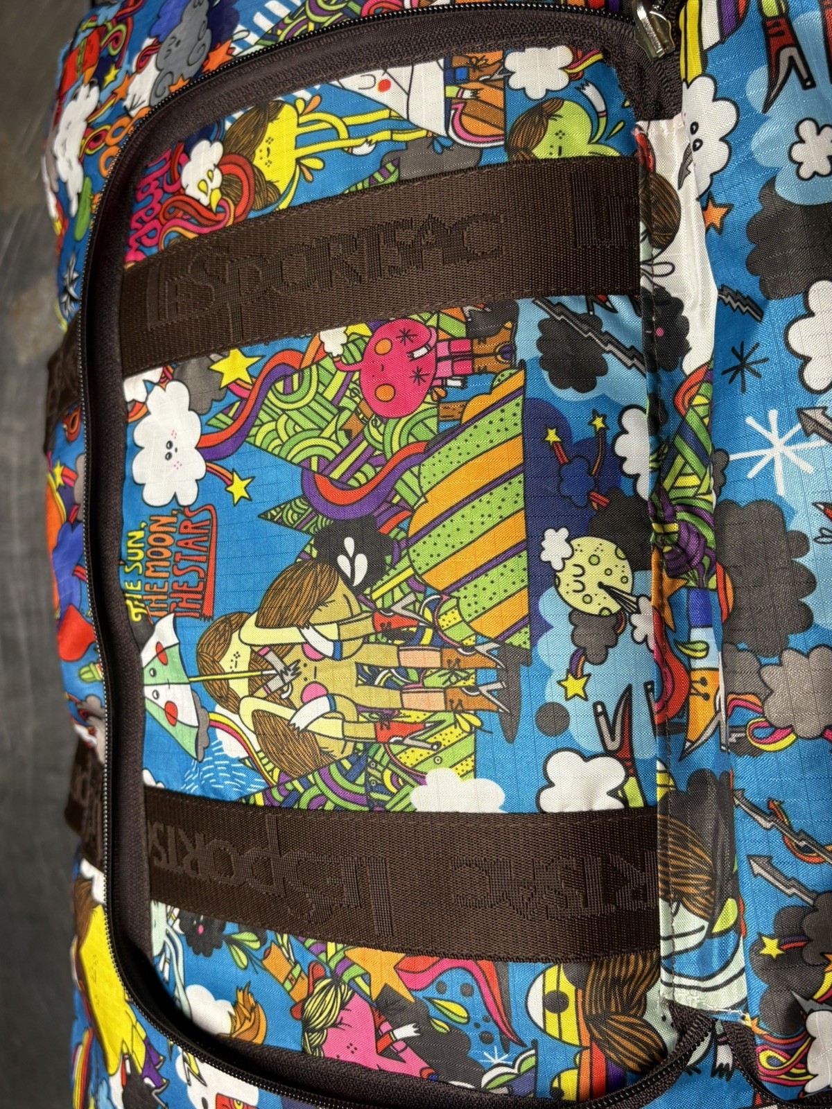 LeSport Sac Duffel Bag 21” x 12” x 9” Artist In Residence Merijn Hos Dutch Art