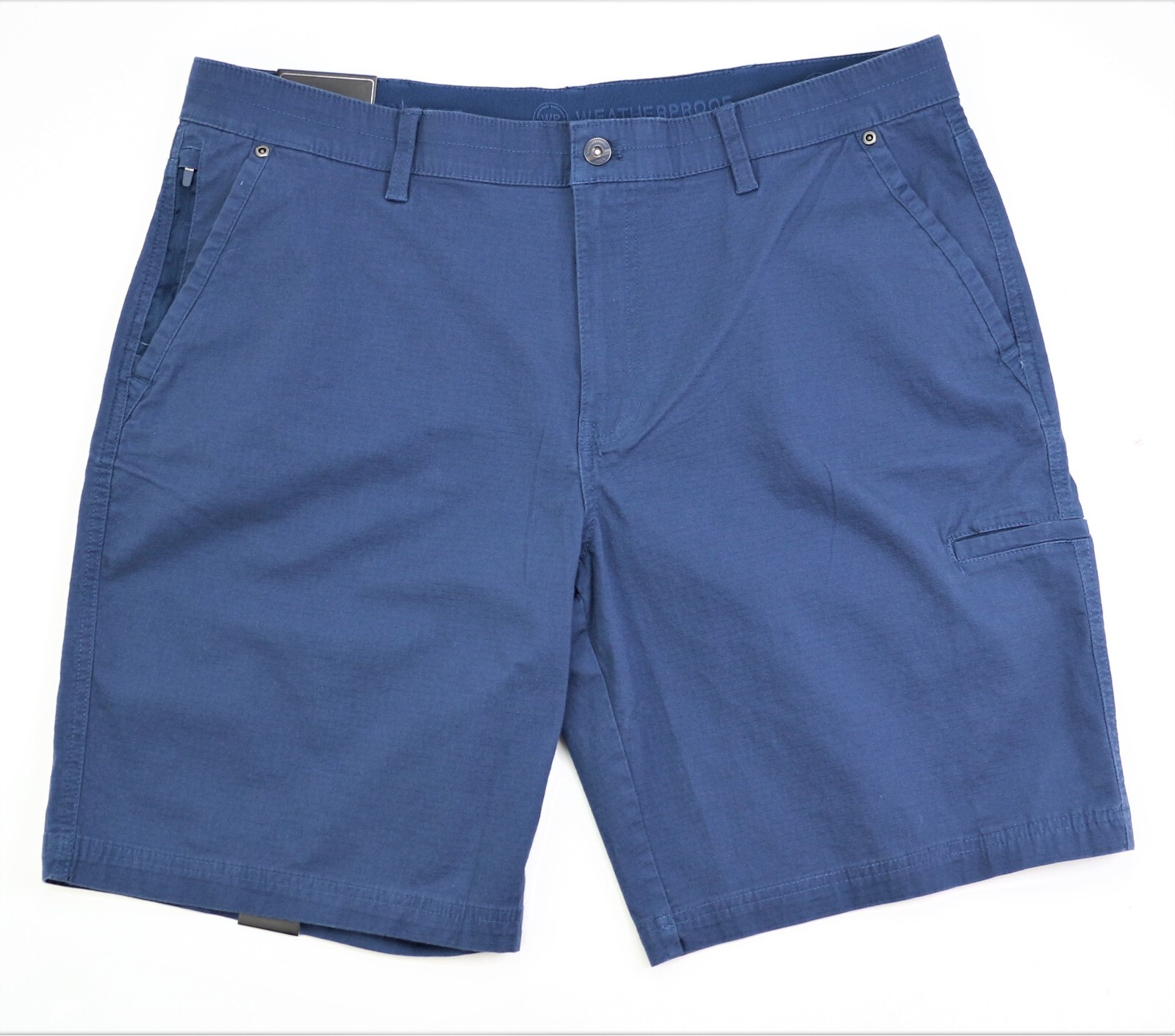 Weatherproof Men’s Ripstop Utility Shorts Size 44 Inseam 10″ Storm Blue WP New