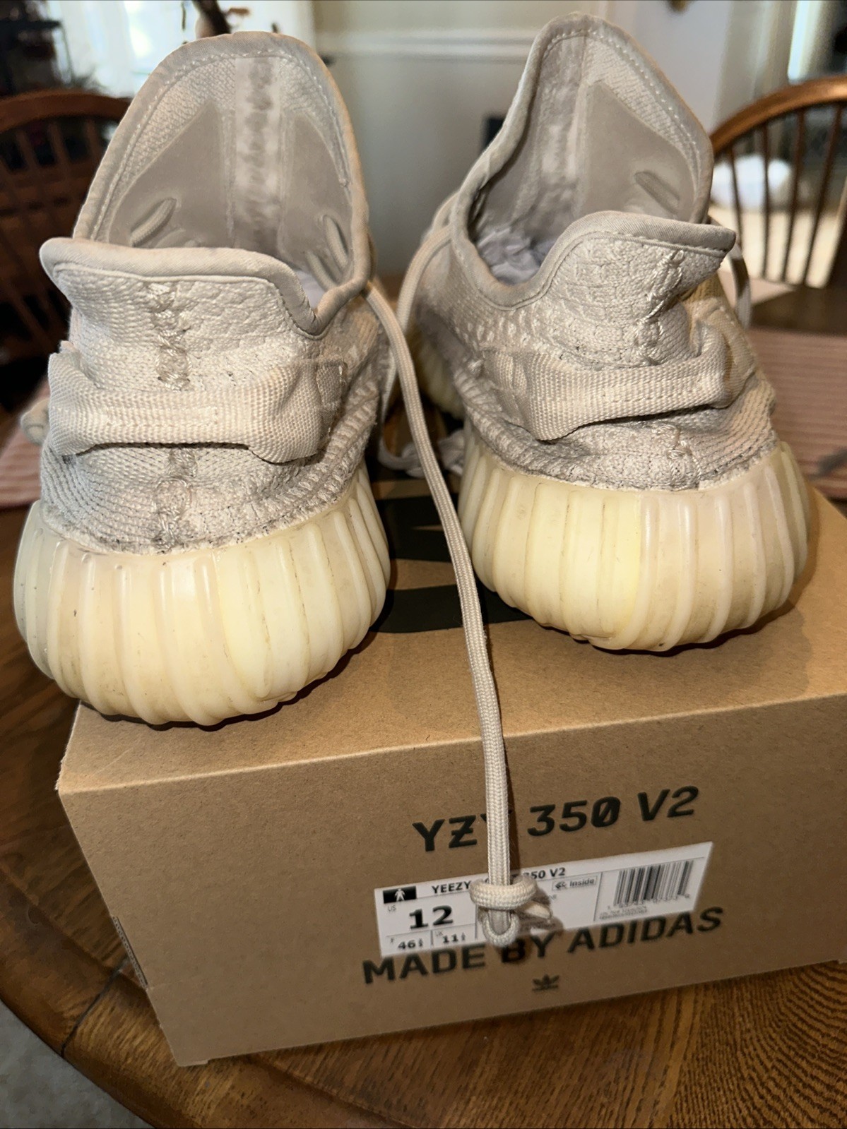 adidas Yeezy Boost 350 V2 Men’s Size 12 Bone HQ6316