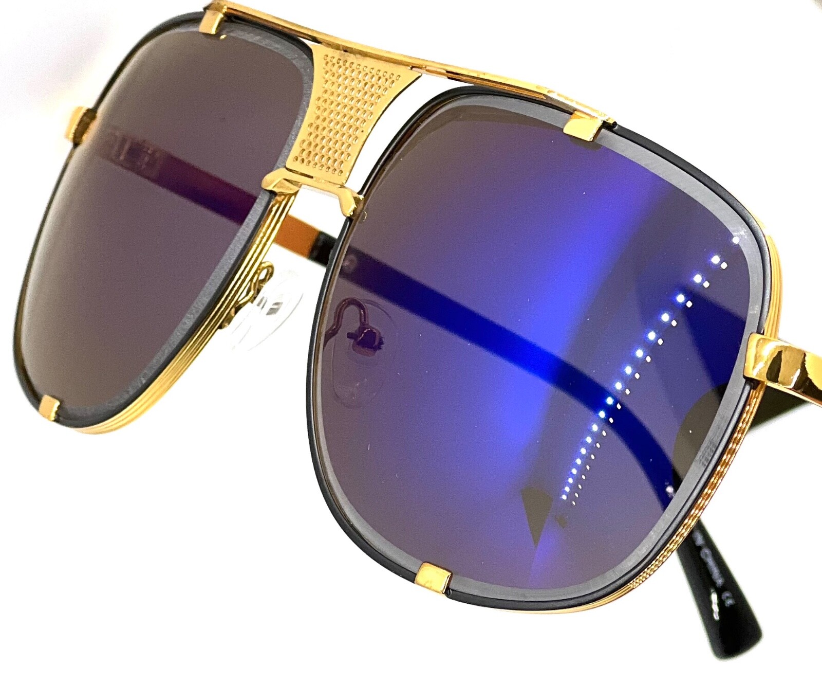 Luxury Sun Glasses Outdoor Driving Retro Black Gradient Lens Classic Eye Glasses
