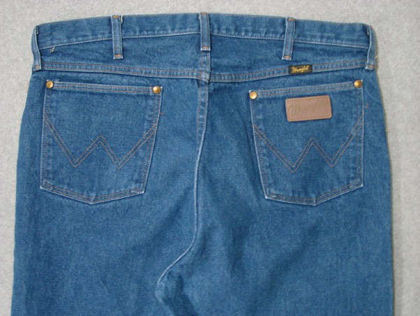 TD11408 USA **WRANGLER** 13MWZ STRAIGHT LEG JEANS 38×36 (msr 37″x31″)
