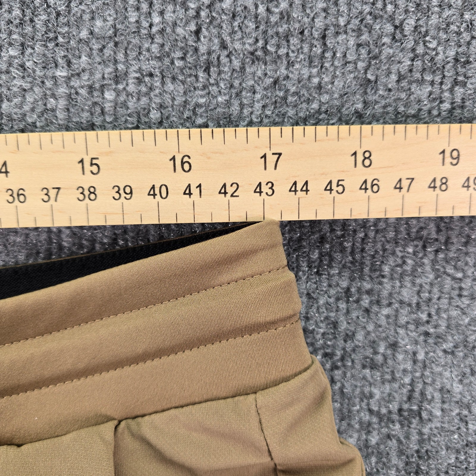 UNRL Apex Pants Mens Large Tall Desert Khaki Chino Performance Drawstring Gym
