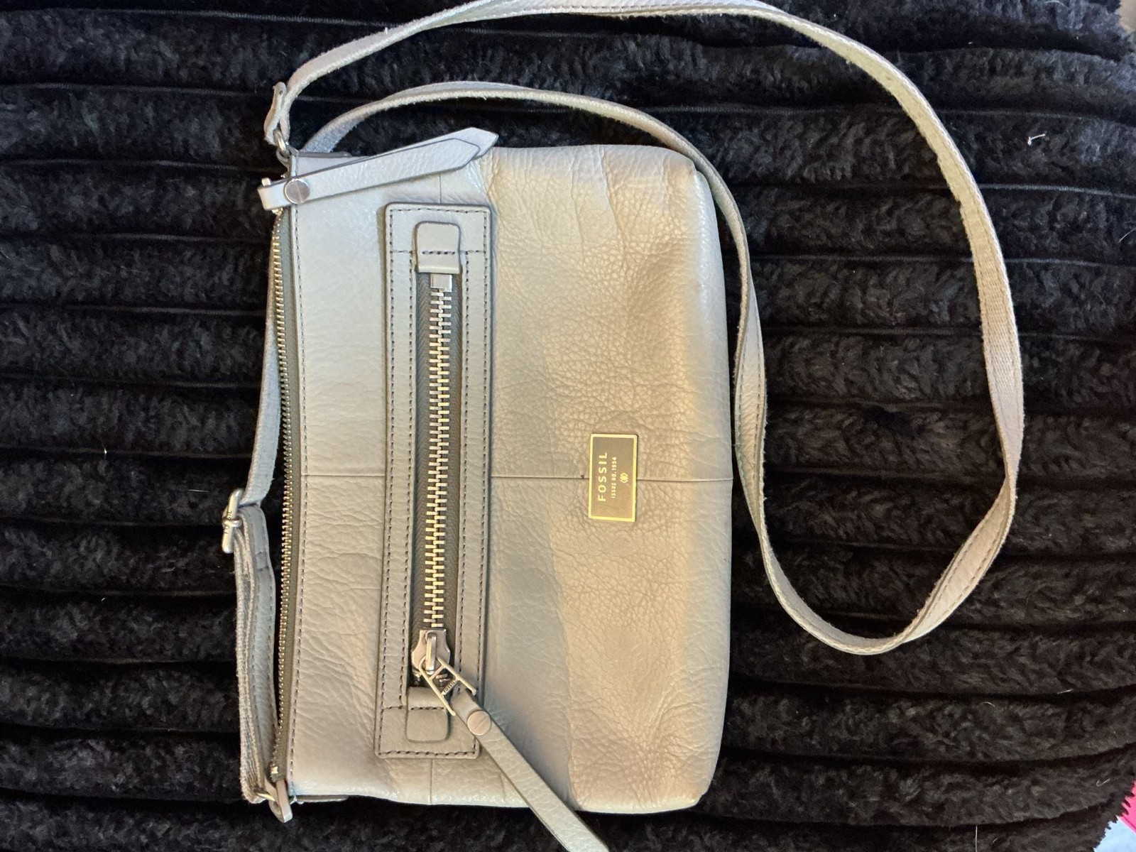 Fossil Issue No. 1954 Pebble Leather Dawson Crossbody Bag