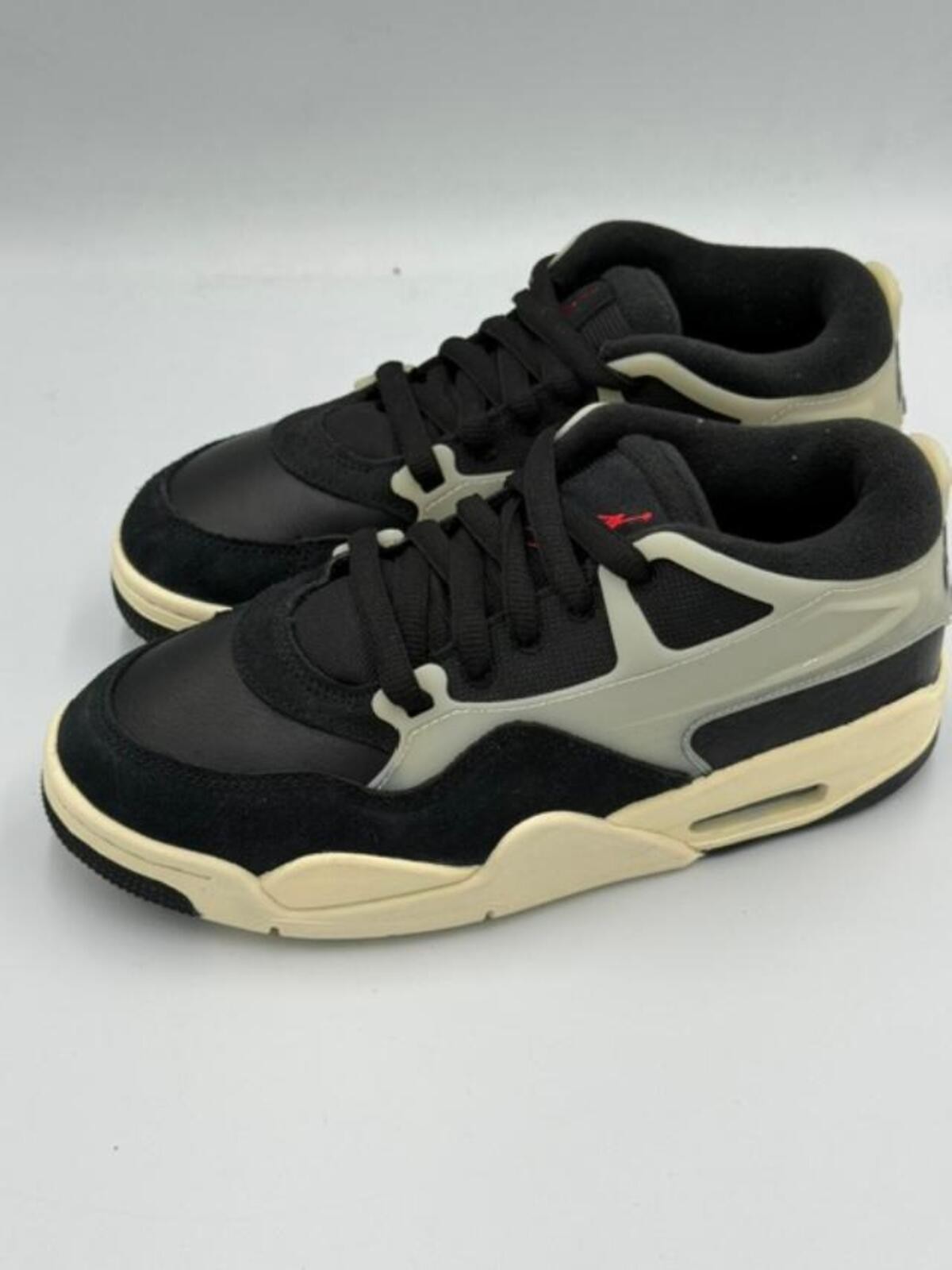 Air Jordan 4 RM GS Black/Sail/Coconut Milk/Gym Red Youth 6.5